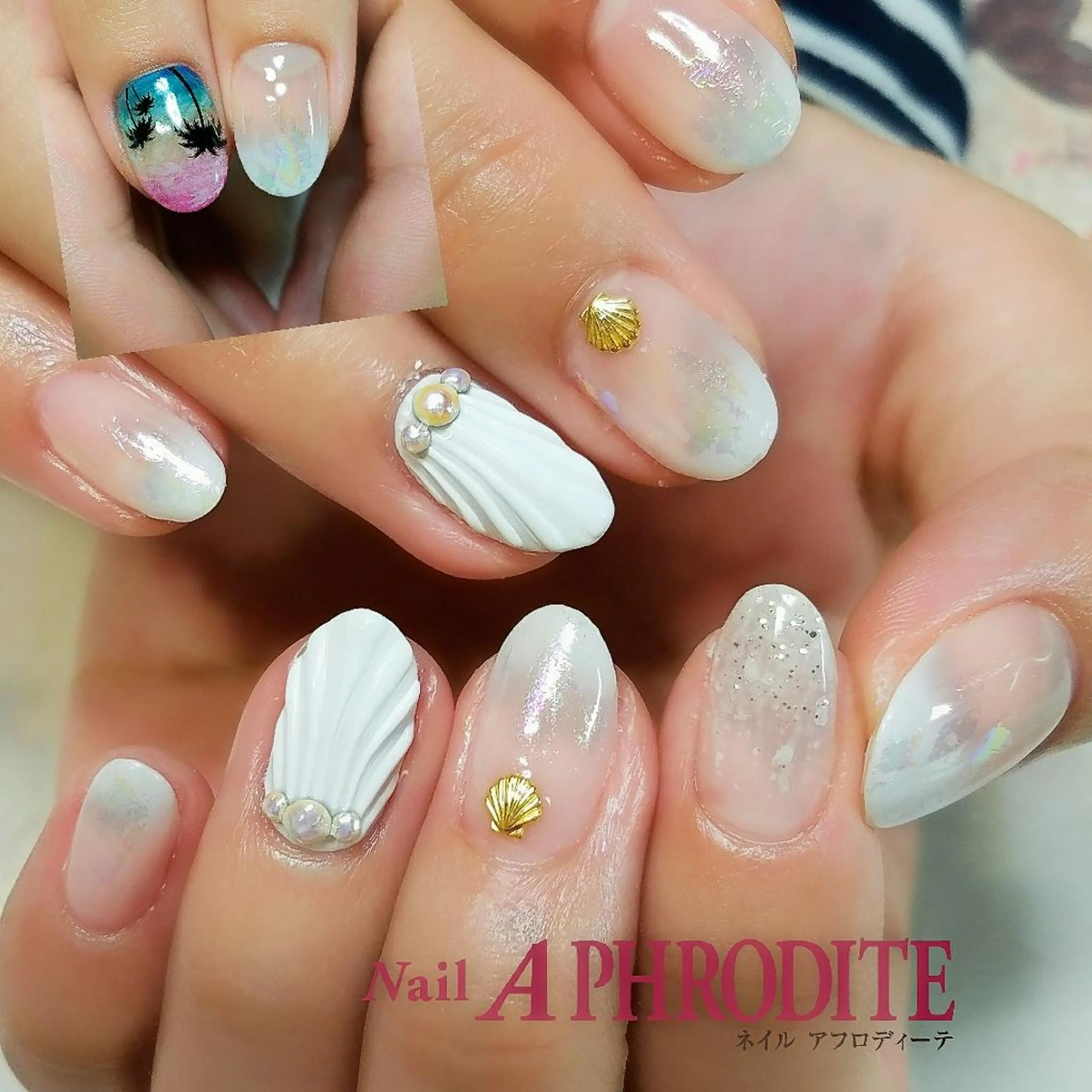 ネイル 夏ネイル Nail  Aphroditeのネイルデザイン