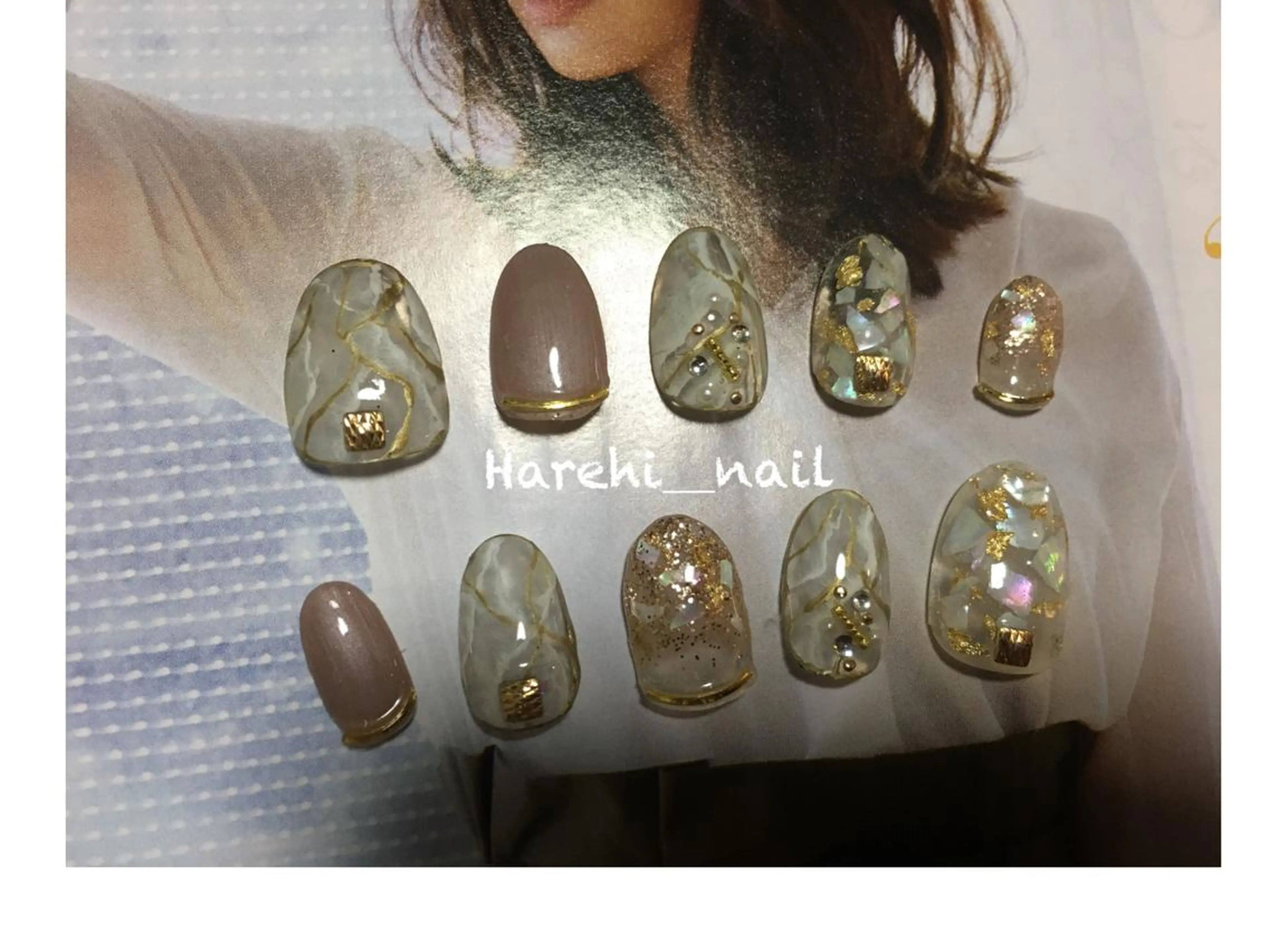 ネイル ネイルチップ Harehi_ nailのネイルデザイン