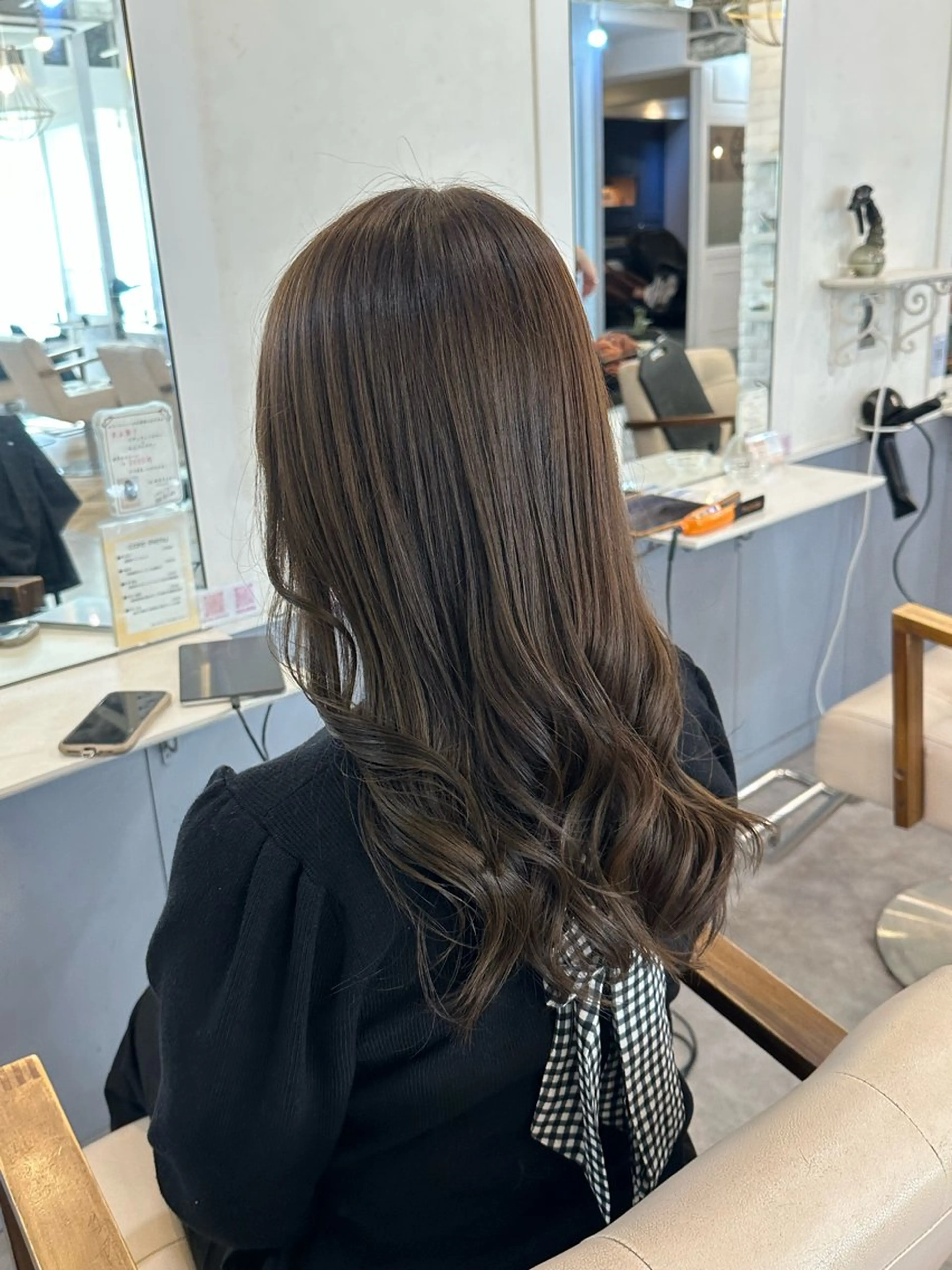 ロング カラー カット ヘアカラー トリートメント 🩵透明感/高発色 /難波/北原佑記🌸のヘアスタイル