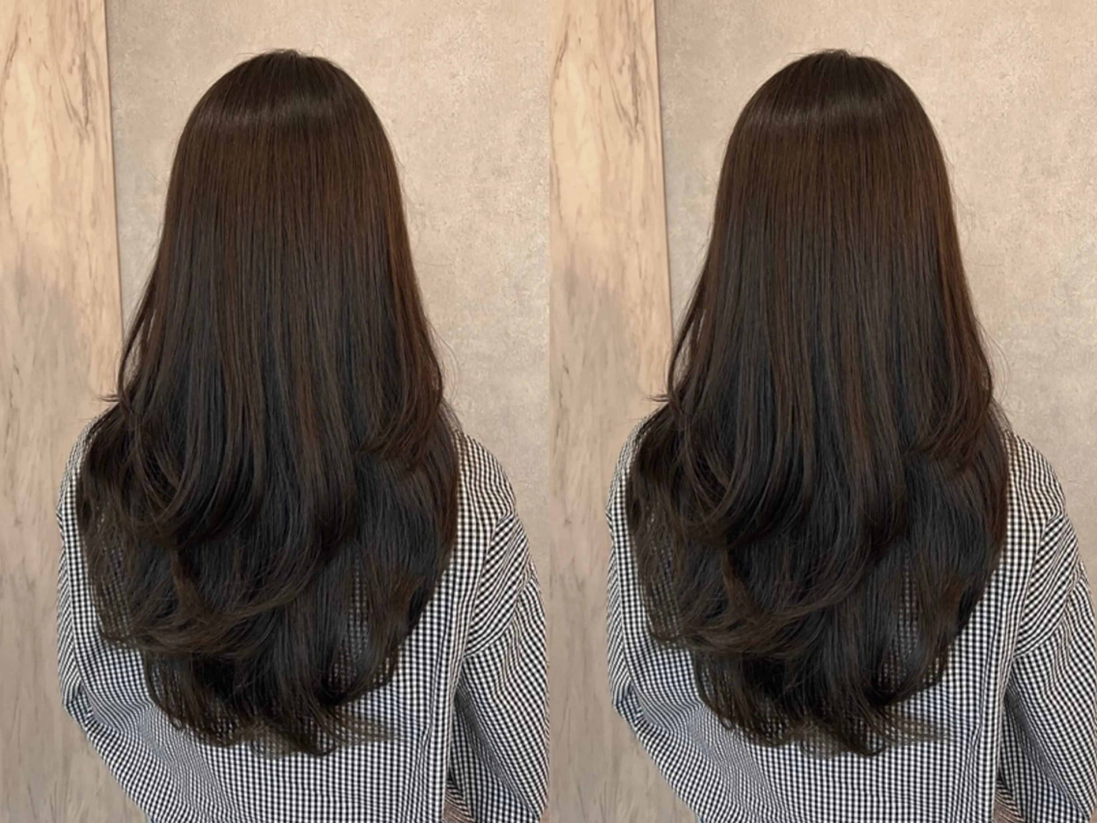 ロング カット ヘアカラー トリートメント レイヤー/前髪/ 韓国/CHIHIROのヘアスタイル
