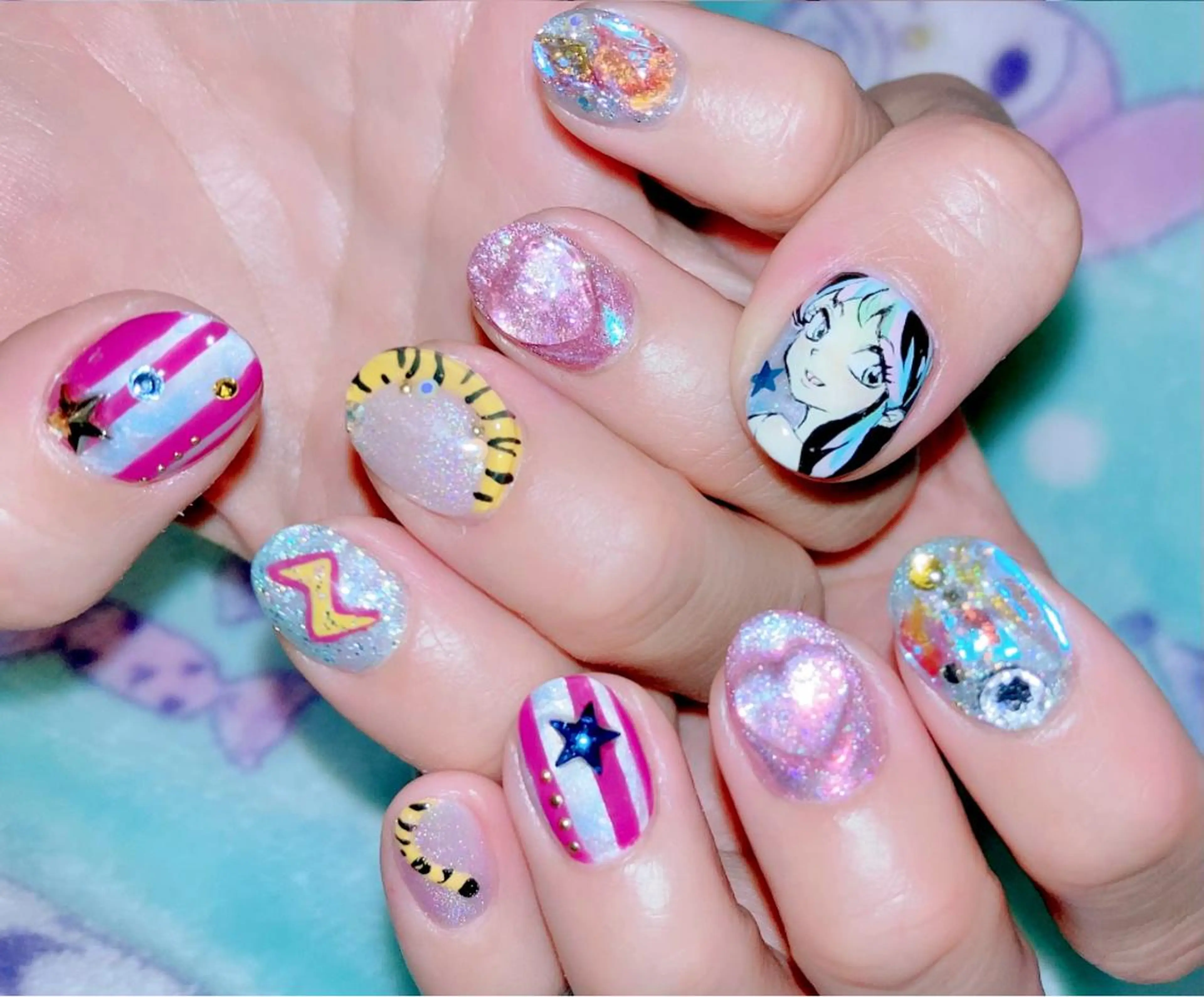 ネイル Spiky とうげ ふうかのネイルデザイン