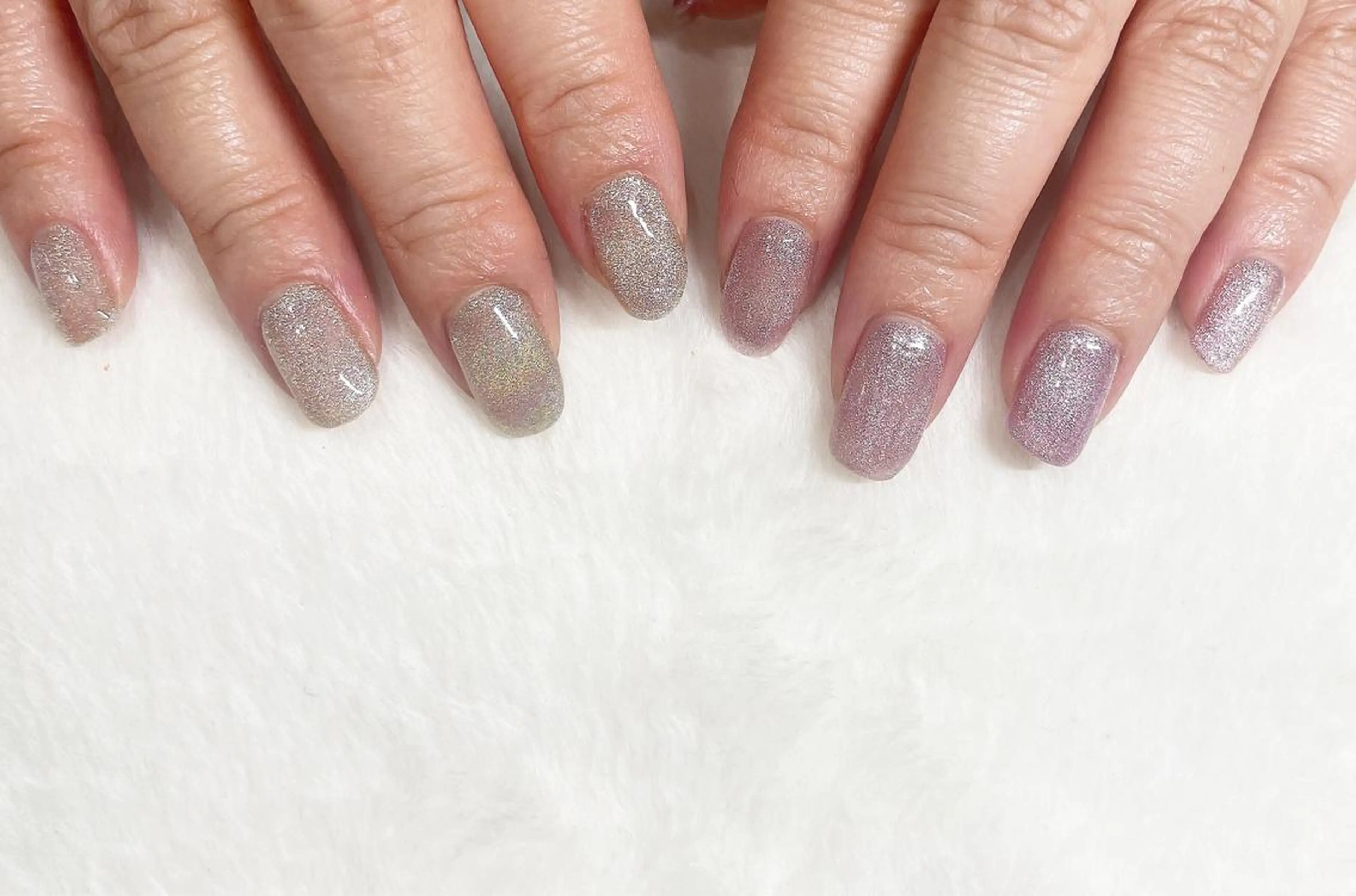 メンズ ネイル キラキラネイル マグネットネイル Chérinail 爪のお手入れのネイルデザイン