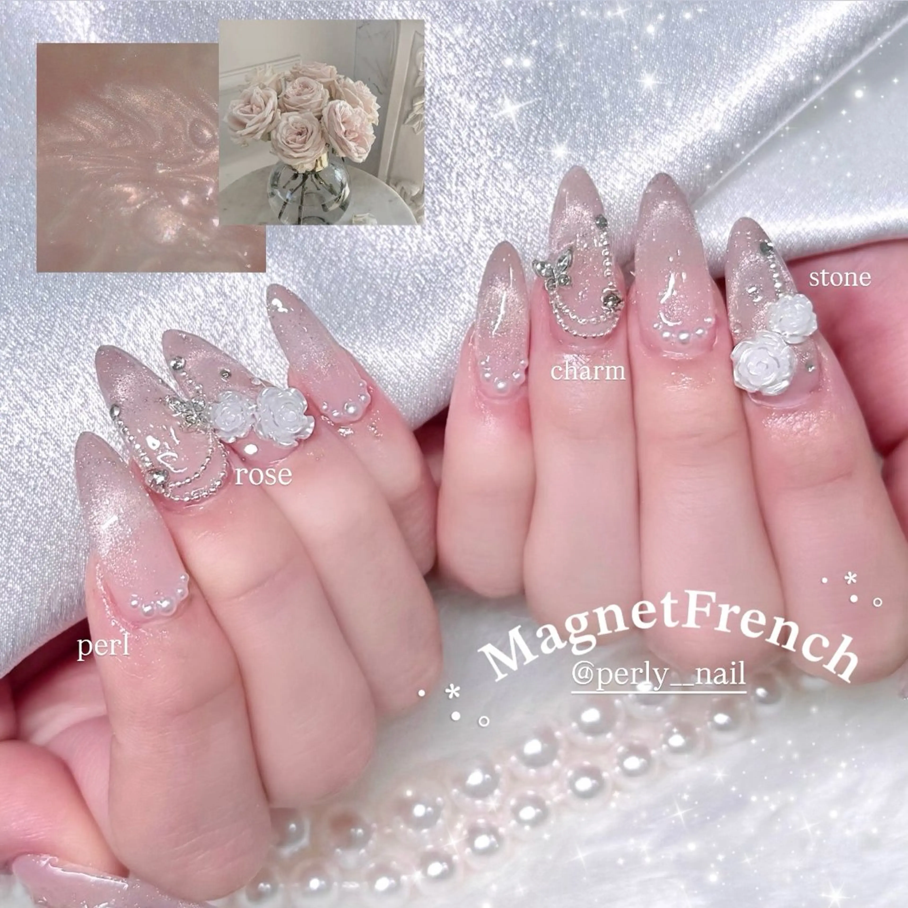 ネイル ハンドネイル 🎀mahiro🎀 #ガーリーのネイルデザイン