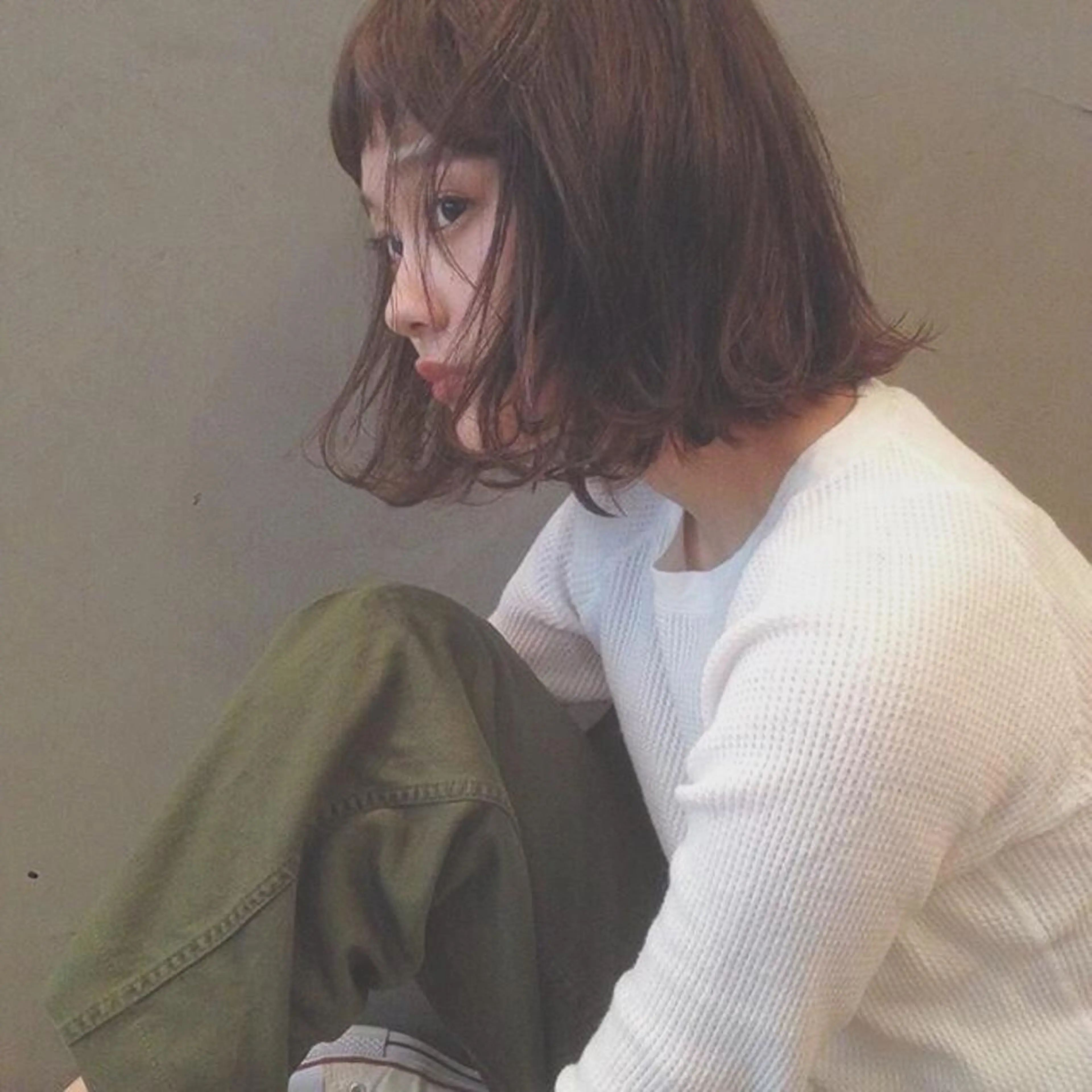 ミディアム カラー 長井 徹行のヘアスタイル