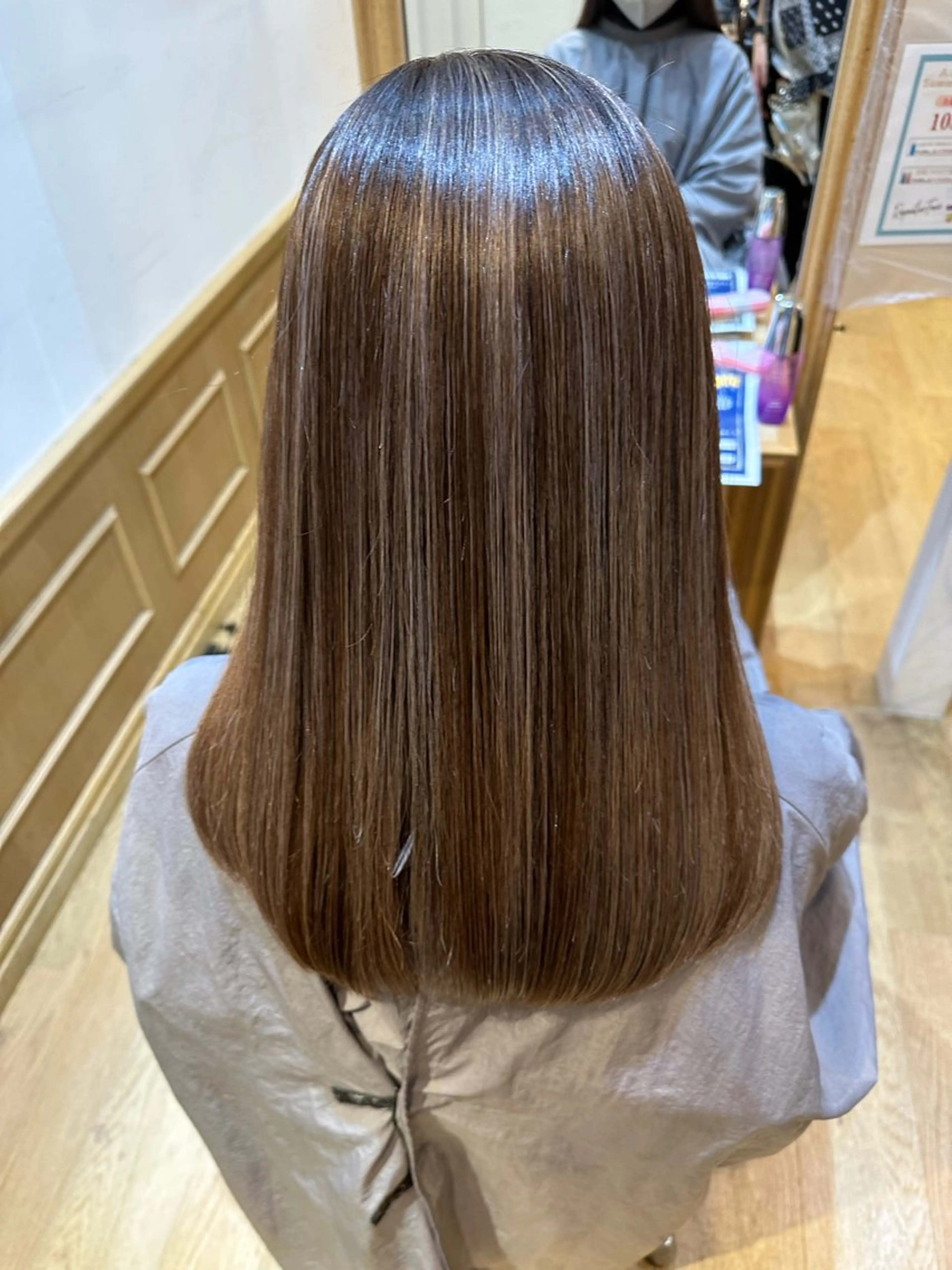 ロング ヘアカラー トリートメント ✨シルクストレート✨ 美髪髪質改善Yukiのヘアスタイル