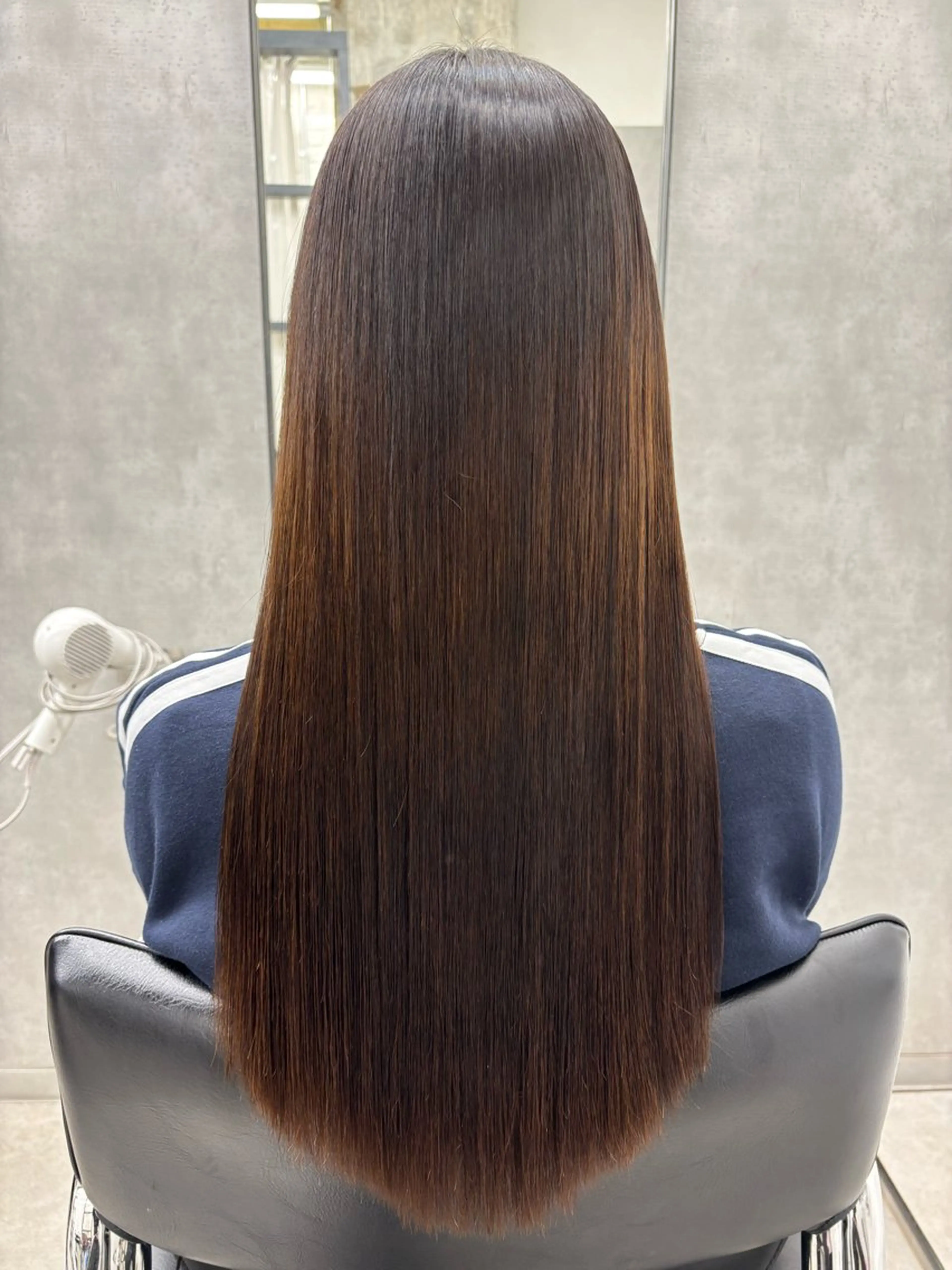 ロング カラー 髪質改善 縮毛矯正 トリートメント すぐ巻ける縮毛矯正 🍀勝倉　麗のヘアスタイル