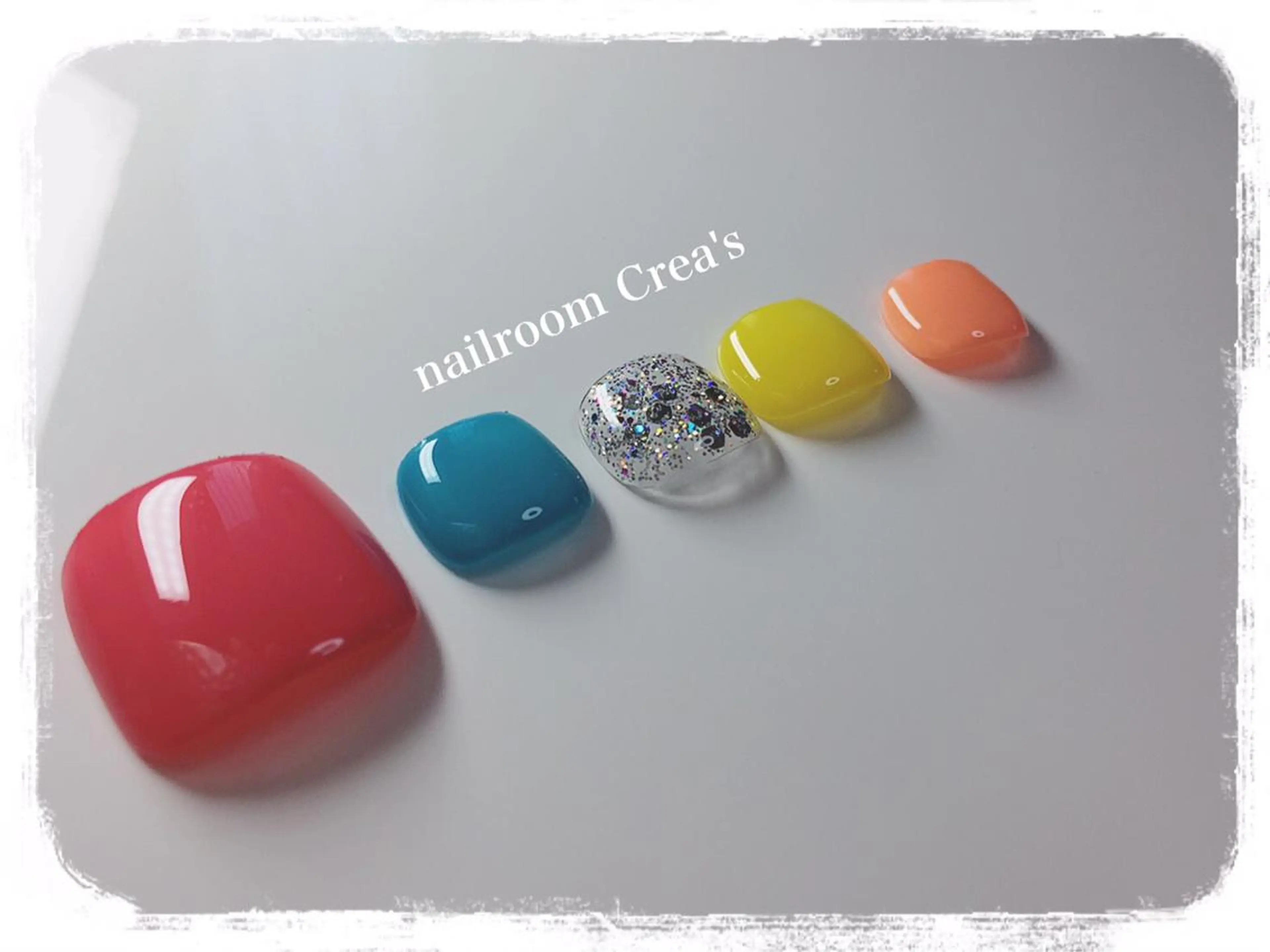 ネイル フットネイル ワンカラーネイル nailroom Crea'sのネイルデザイン
