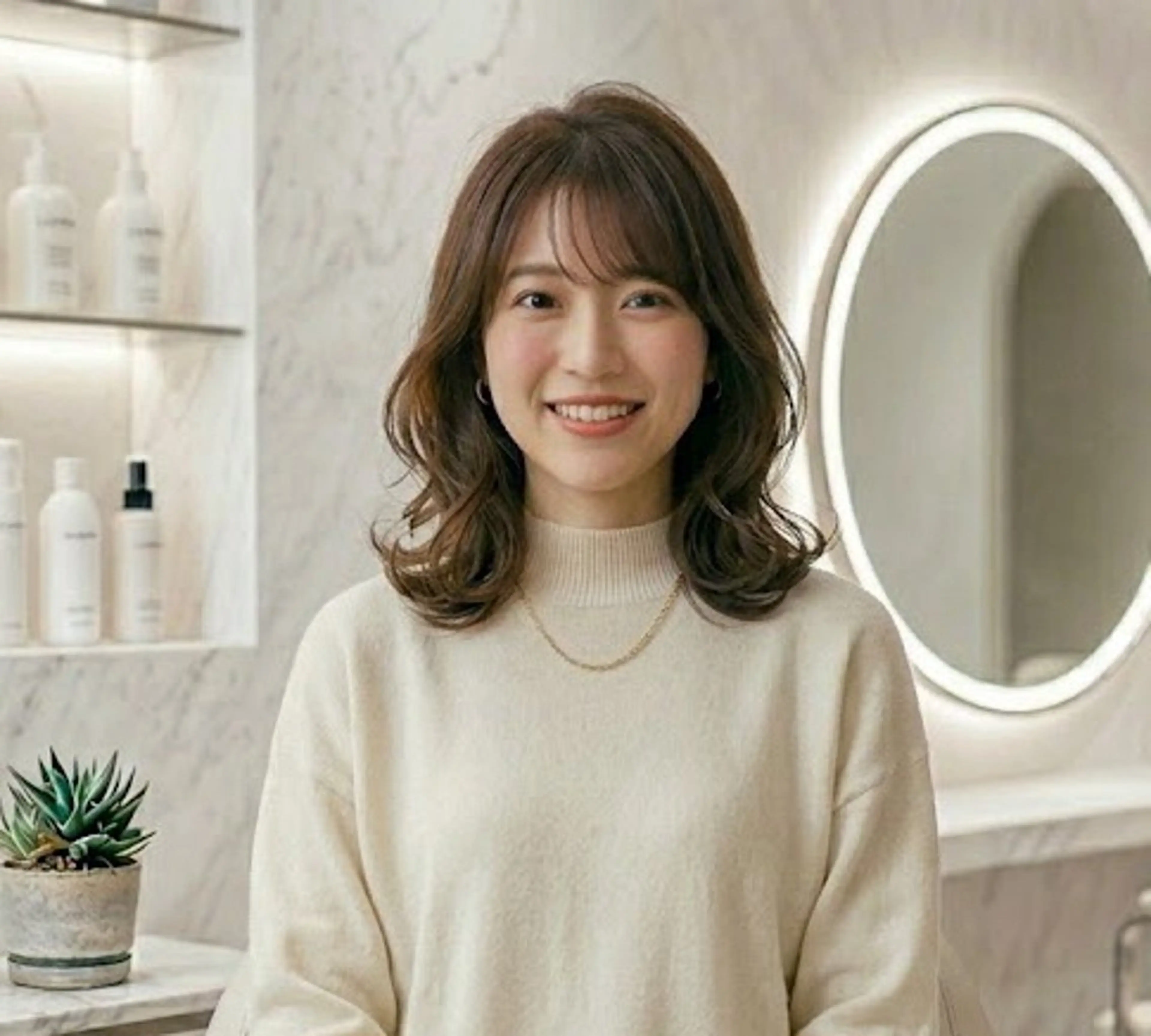 ミディアム 表参道/アレンジ💐 /艶カラー/kahoのヘアスタイル