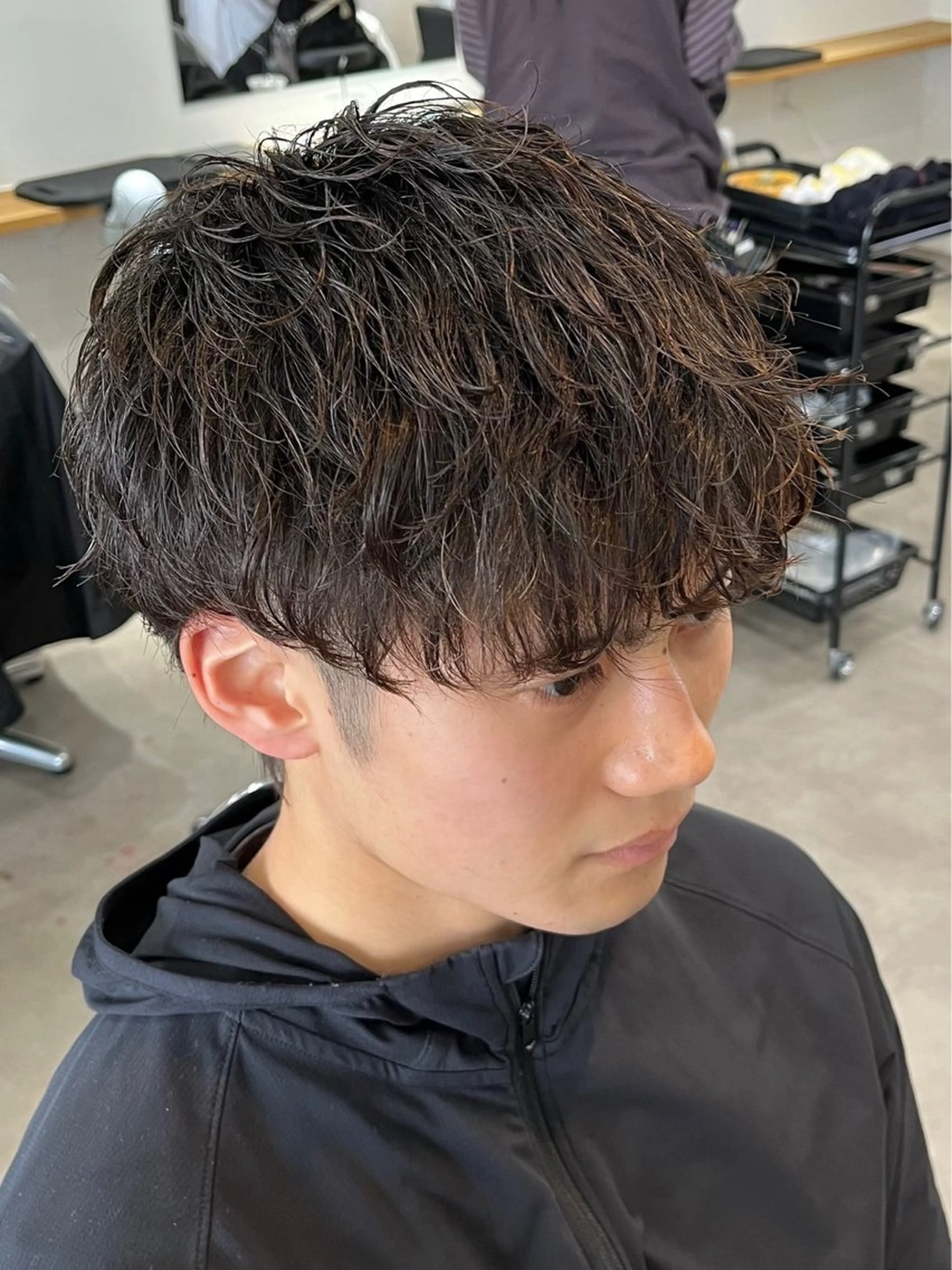 パーマ メンズ メンズパーマ ツイストスパイラルパーマ スパイラルパーマ 熊本メンズ/嘉島 /坂嶋大飛のヘアスタイル