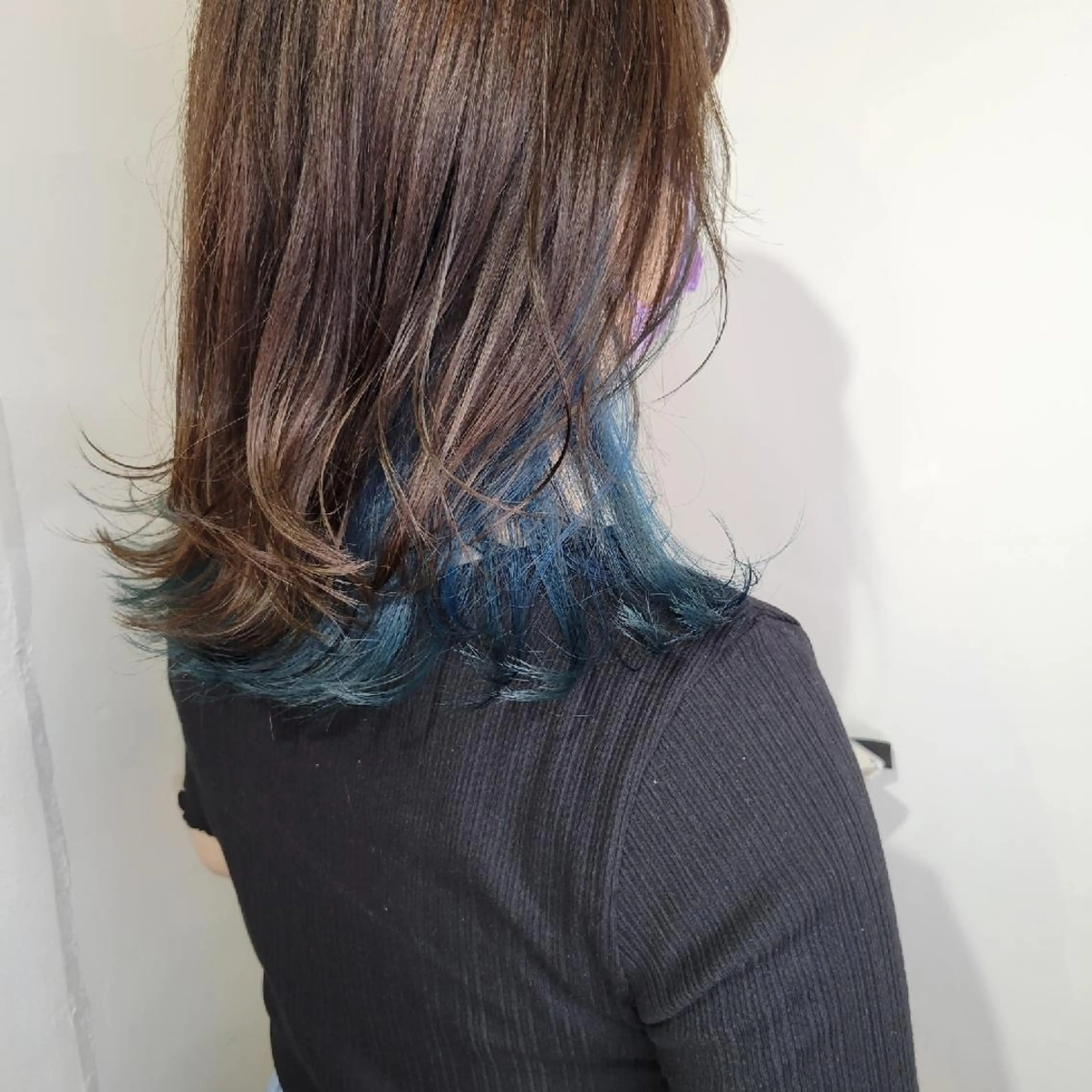 セミロング カット ヘアカラー トリートメント 🇰🇷透明感×ハイ トーン🌟tomoのヘアスタイル