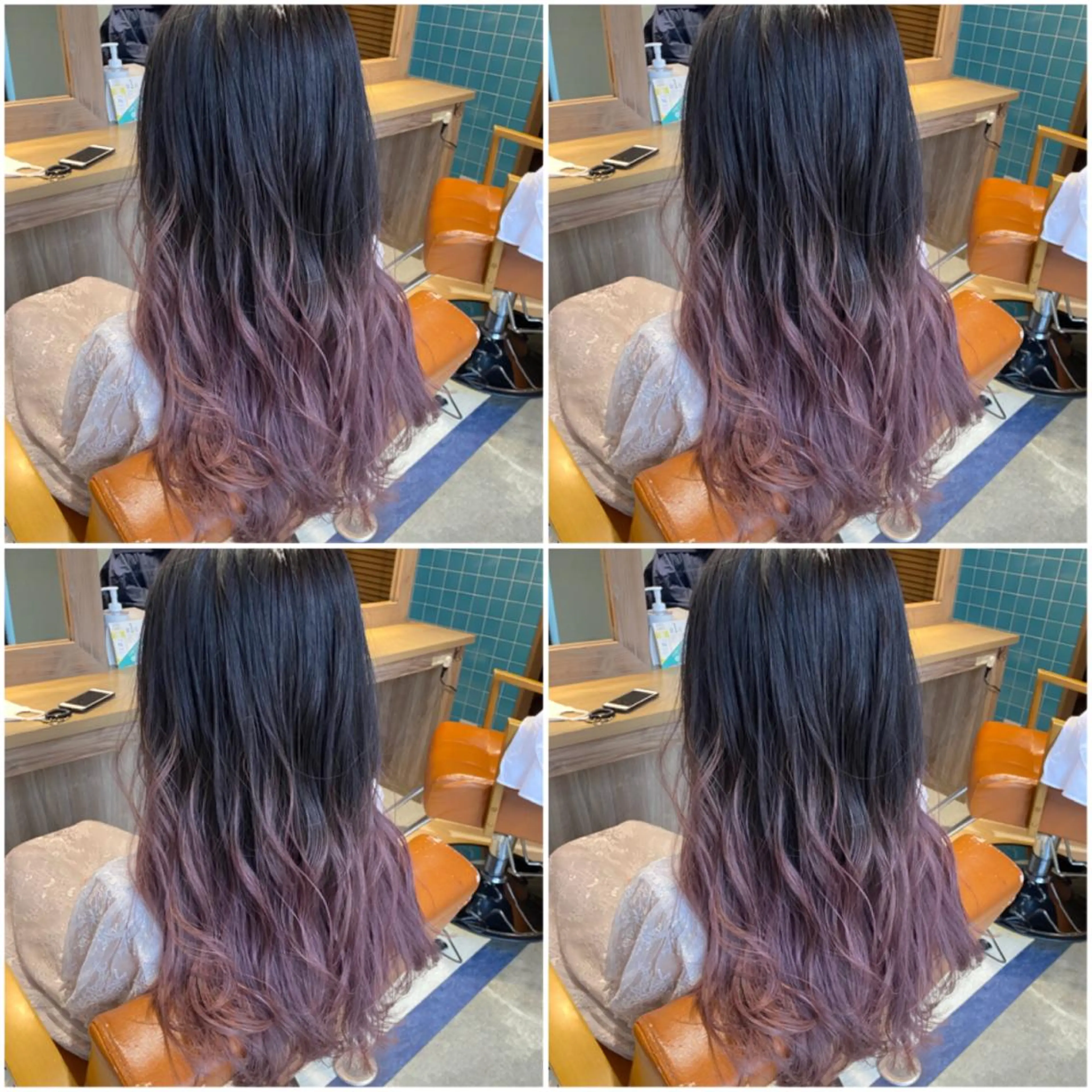 カラー ブリーチ グラデーションカラー 🐻結んで可愛い hair EMI🐻のヘアスタイル