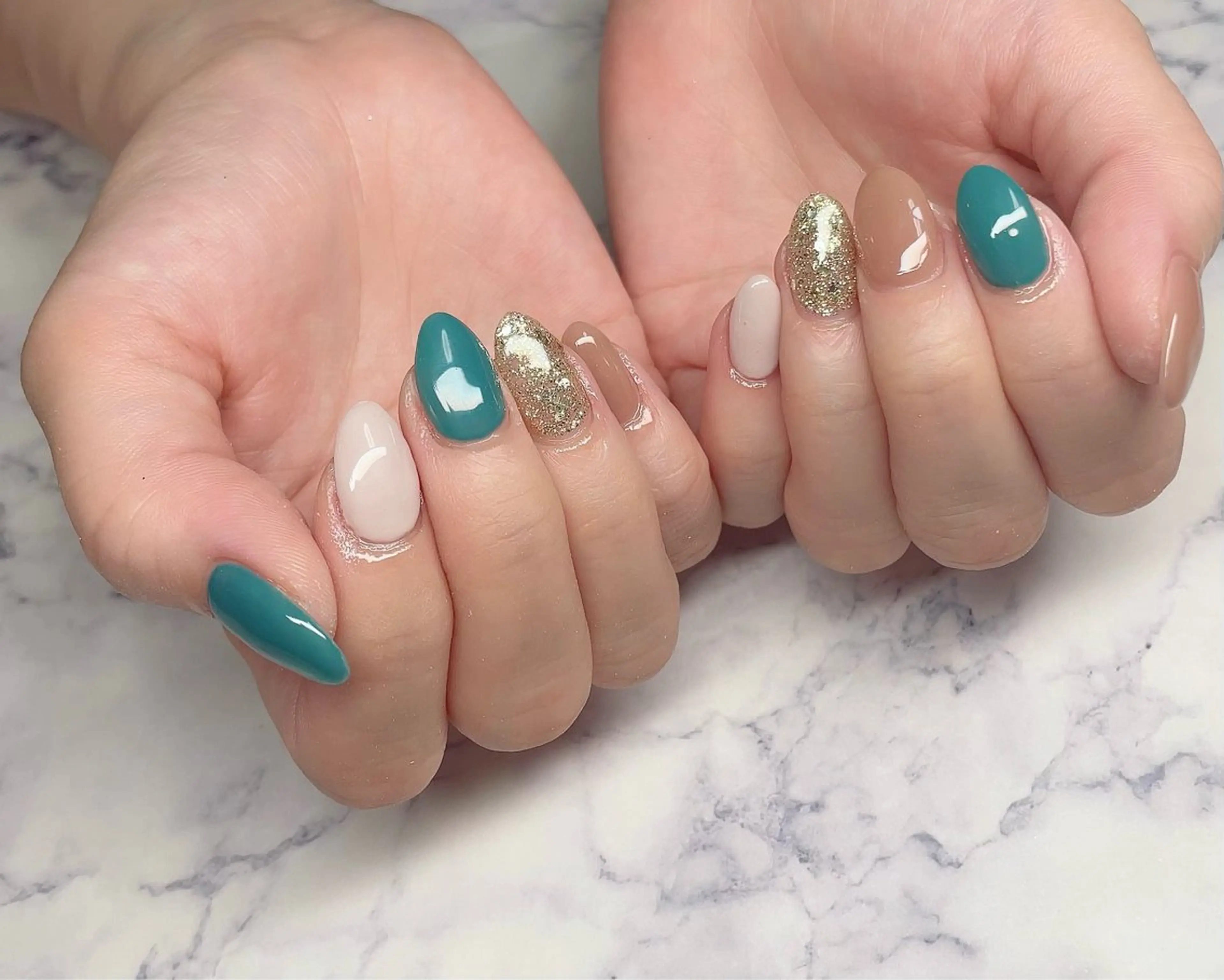 ネイル シンプルネイル ハンドネイル NailbyN所属・Nail_by N1のネイルデザイン