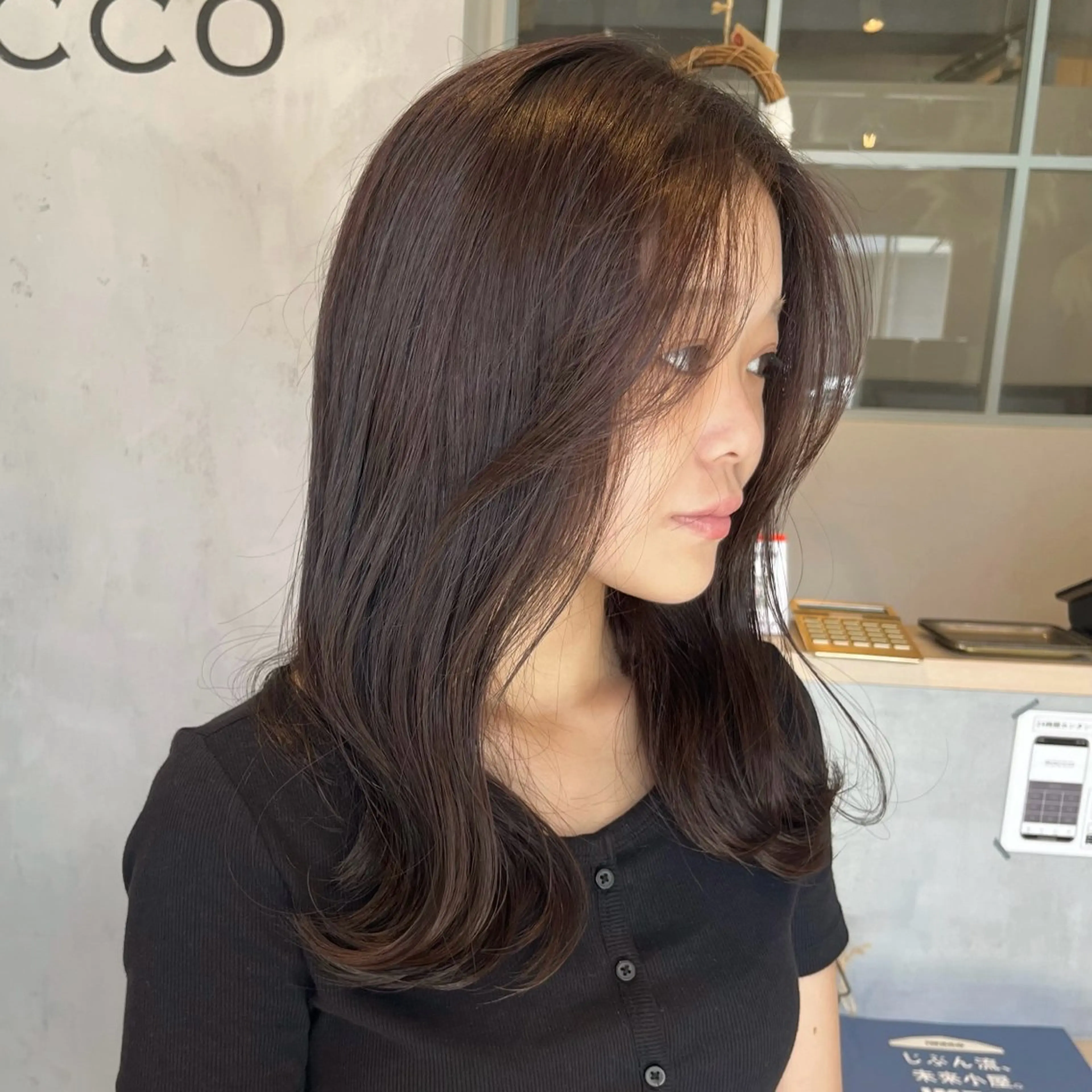 セミロング カット ヘアカラー MAI ROCCO3rdのヘアスタイル