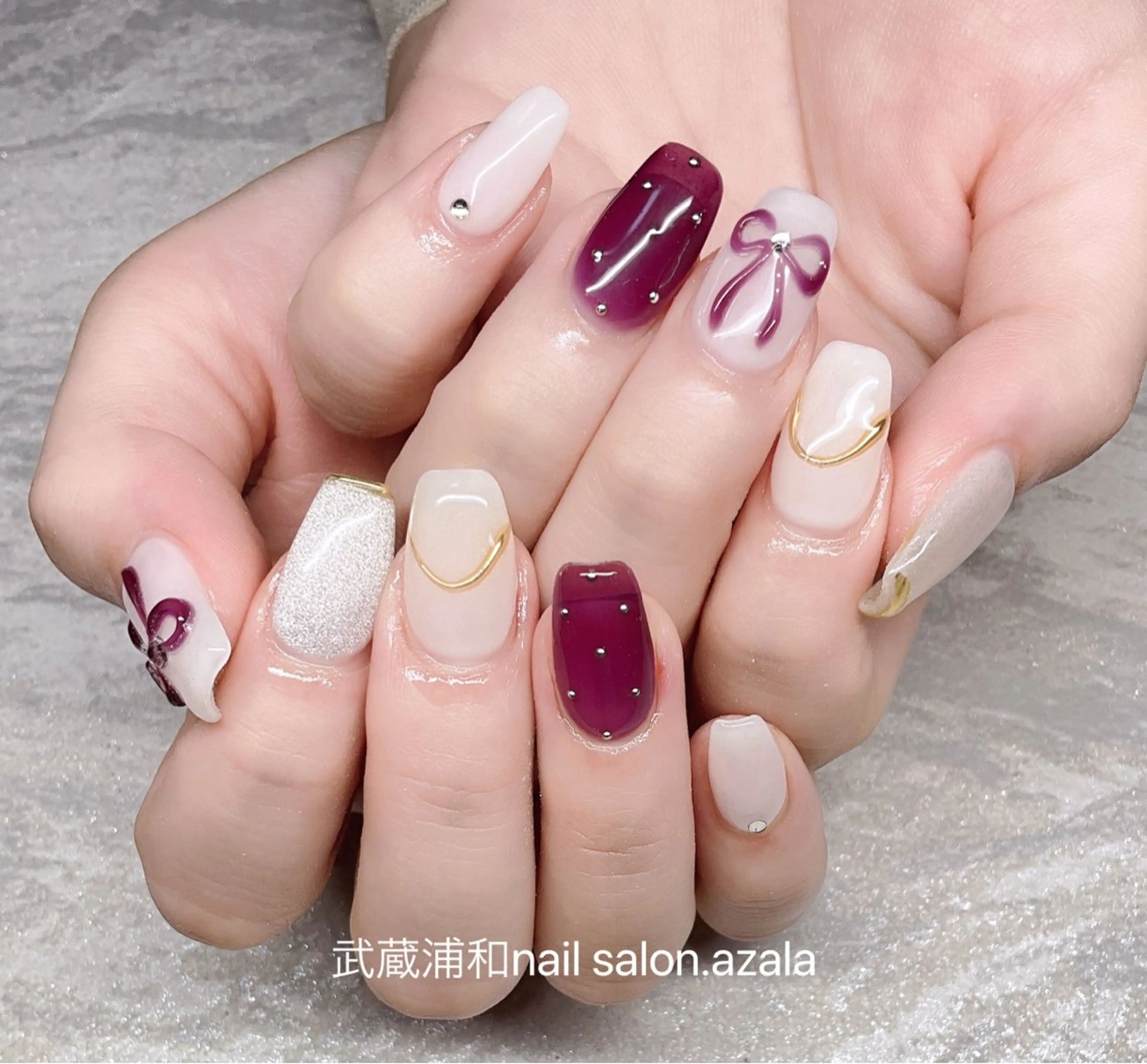 ネイル ハンドネイル R inのネイルデザイン