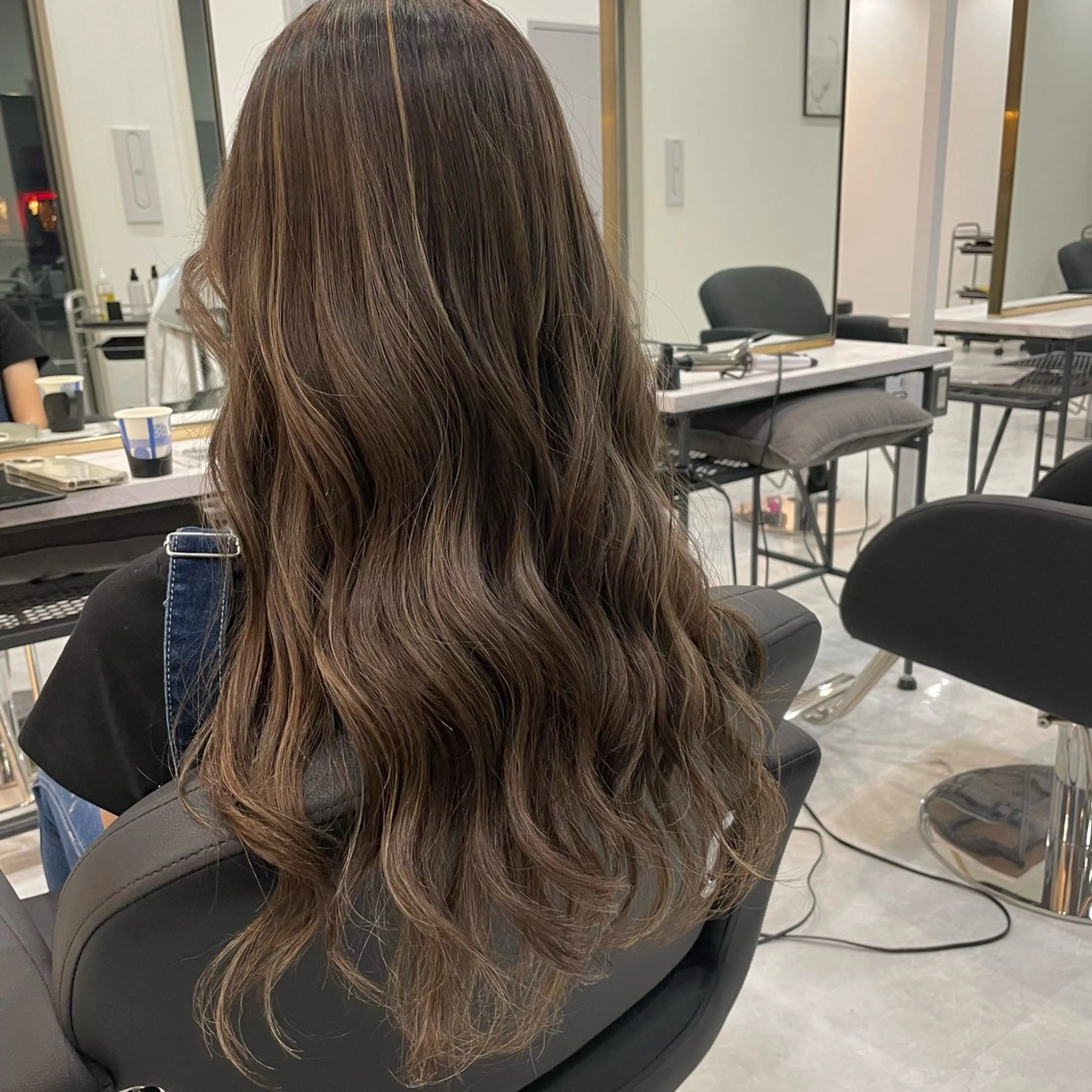 ロング ハイライト SOYON船橋店 西澤元気のヘアスタイル