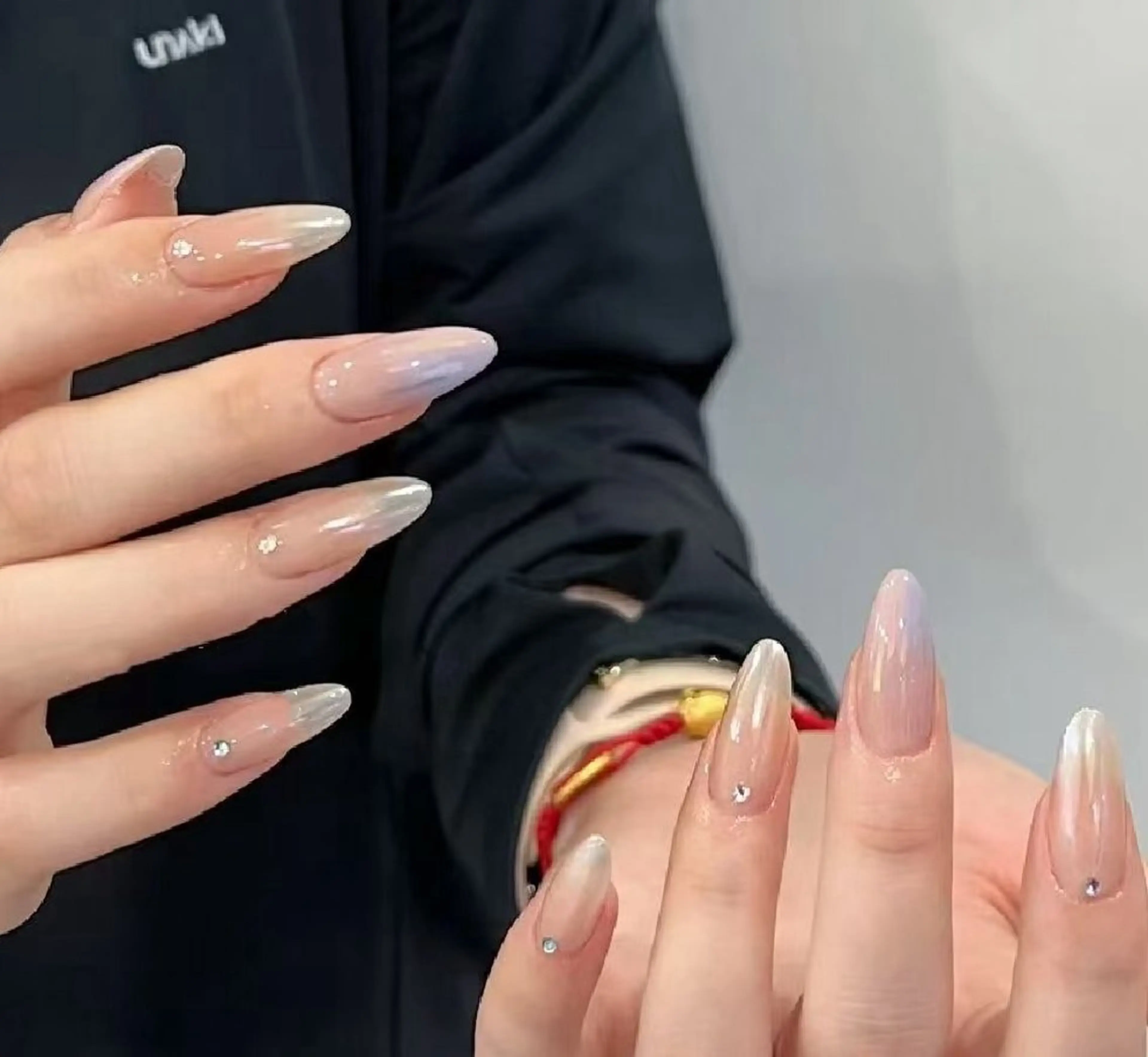 ネイル オーロラネイル フラワーネイル フットネイル フレンチネイル ジェルネイル ハンドネイル BabyYouMi nailのネイルデザイン