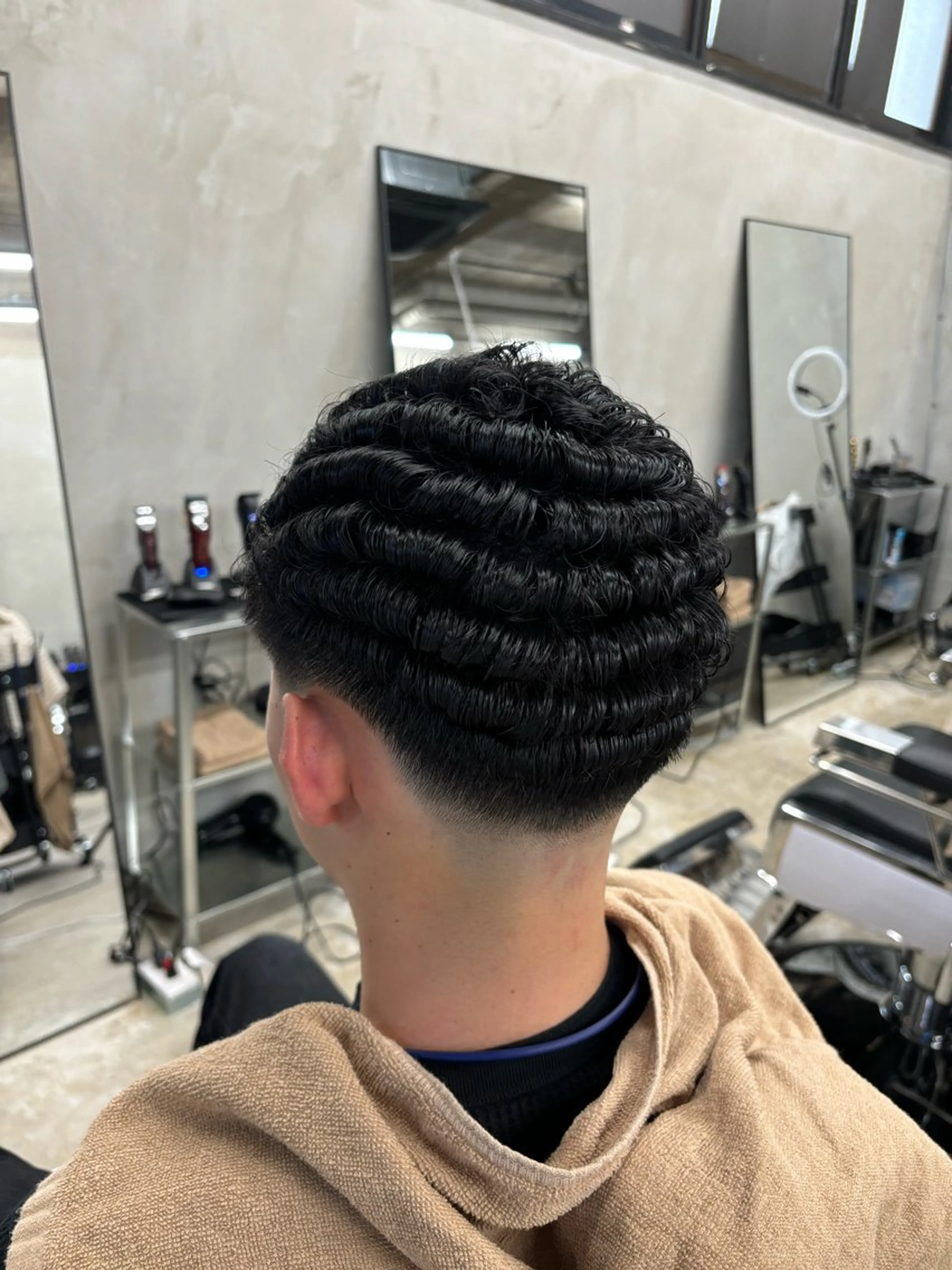 ショート パーマ メンズ メンズパーマ 矢崎 裕哉のヘアスタイル