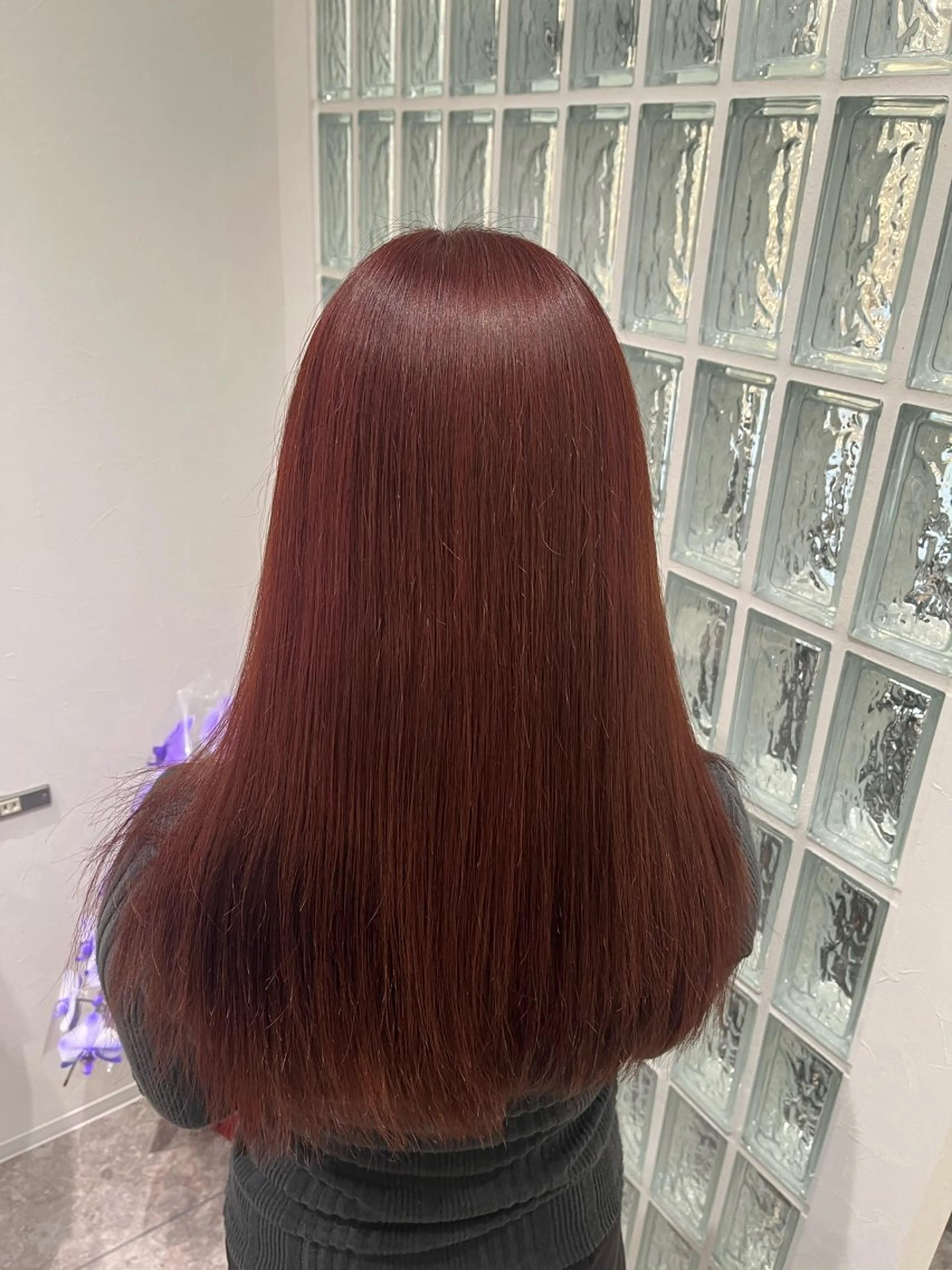 ロング カラー 縮毛矯正 LoiLo YUIのヘアスタイル