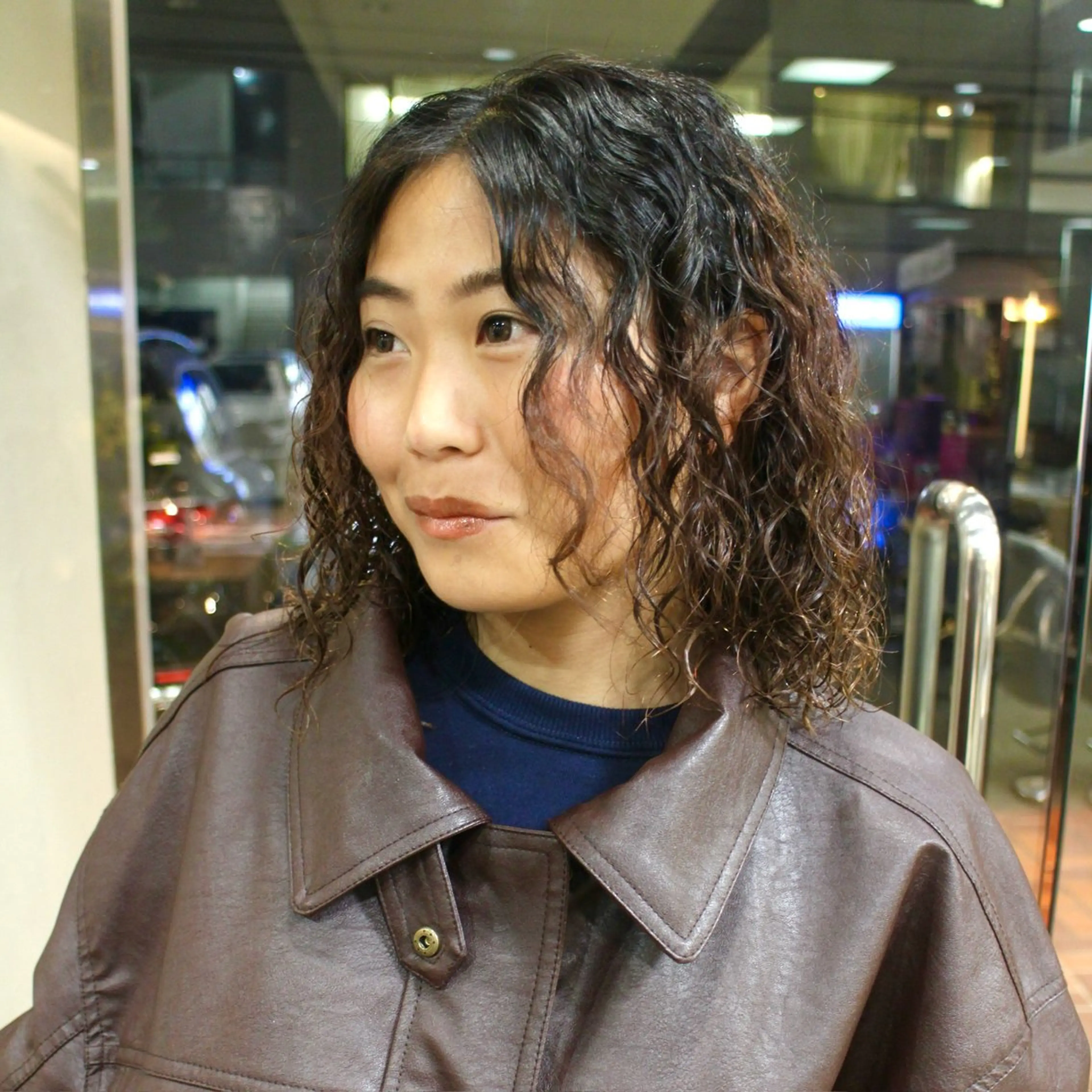 ミディアム パーマ カーリーパーマ/ 透明ｶﾗｰ/MIKUのヘアスタイル