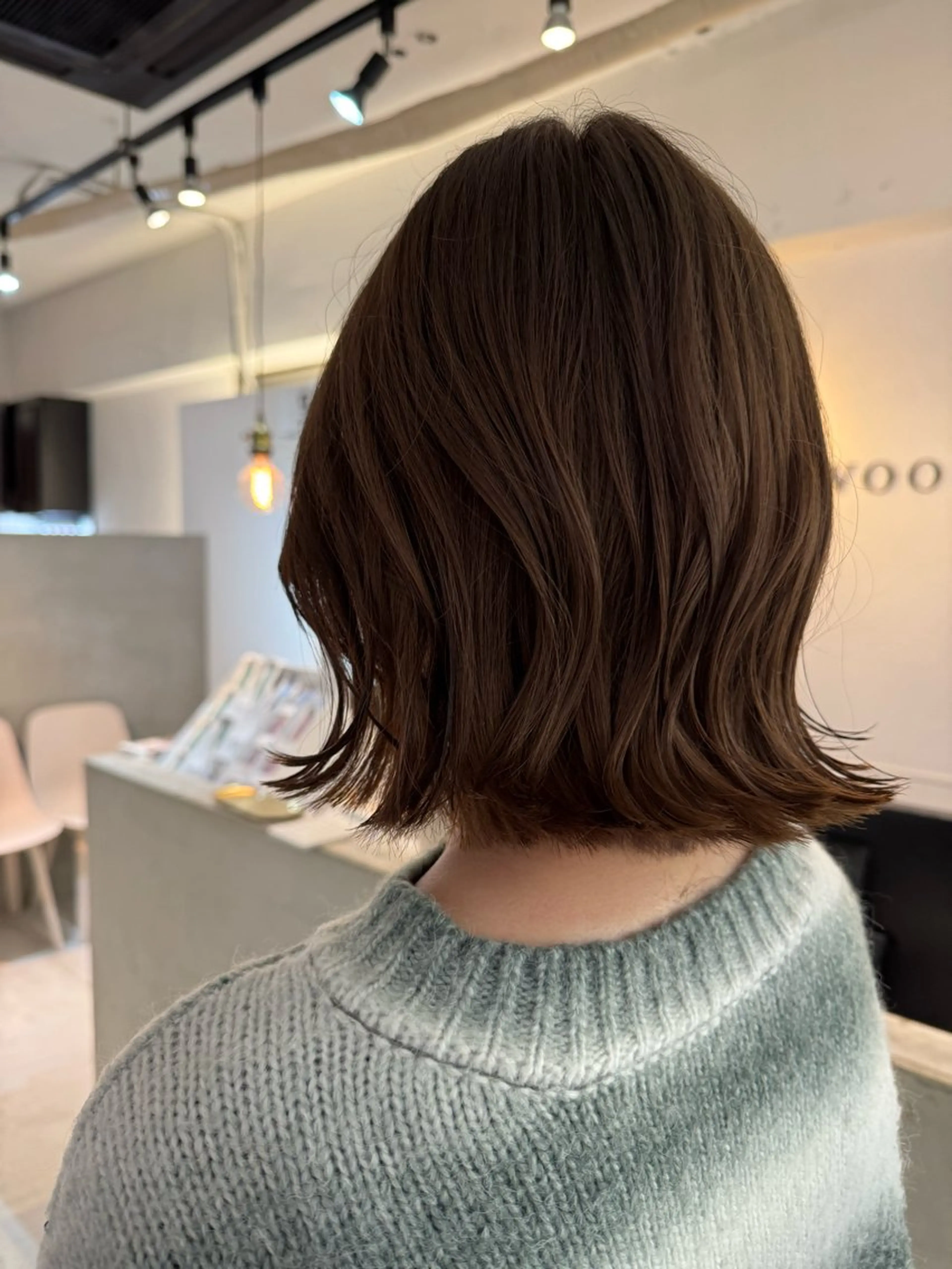 ショート カット ヘアカラー トリートメント ボブウルフ／ボブ Satsuki【名駅のヘアスタイル