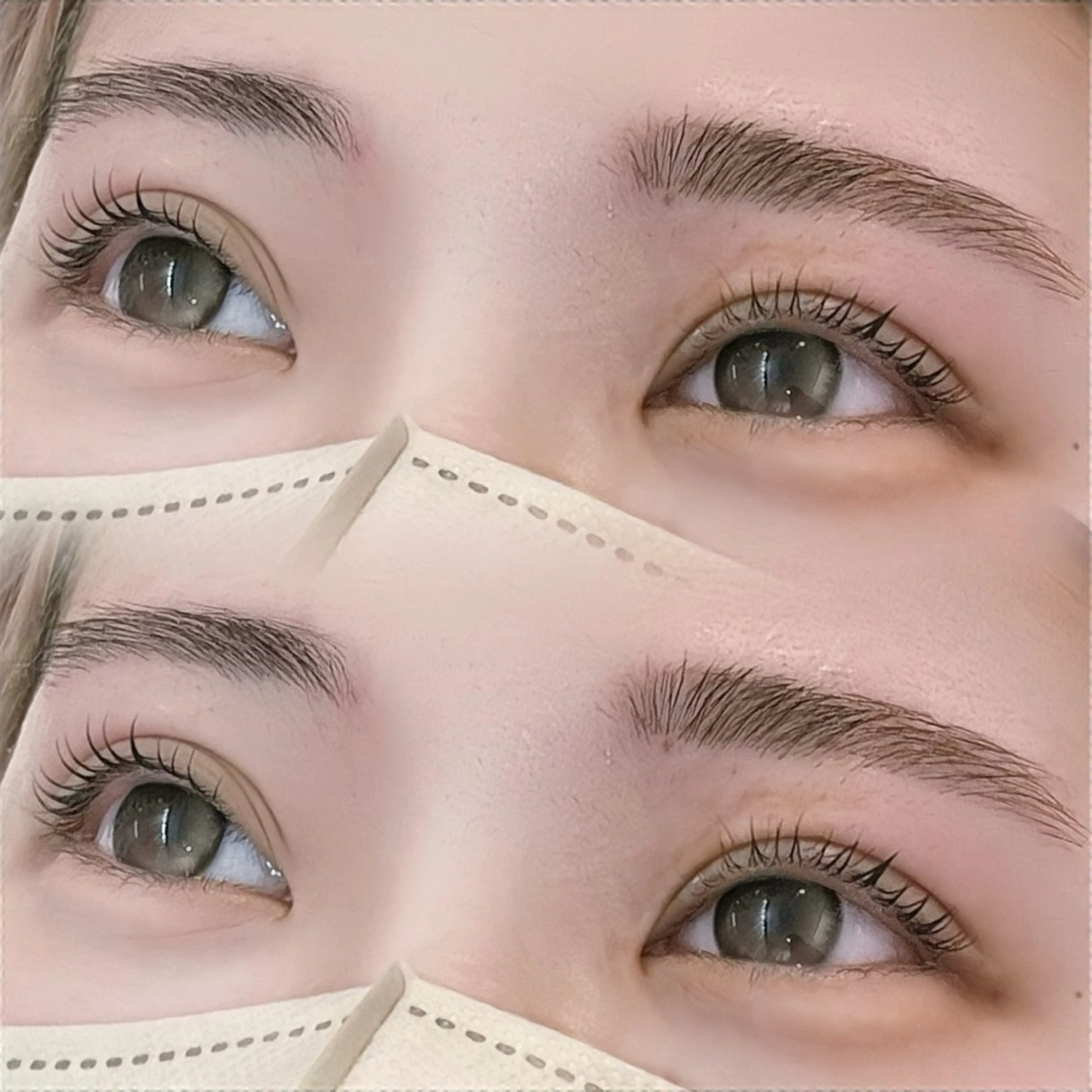 マツエク・マツパ 一重×まつ毛パーマ Yuzuki ୨୧⋆*┊︎京都のマツエク・マツパデザイン