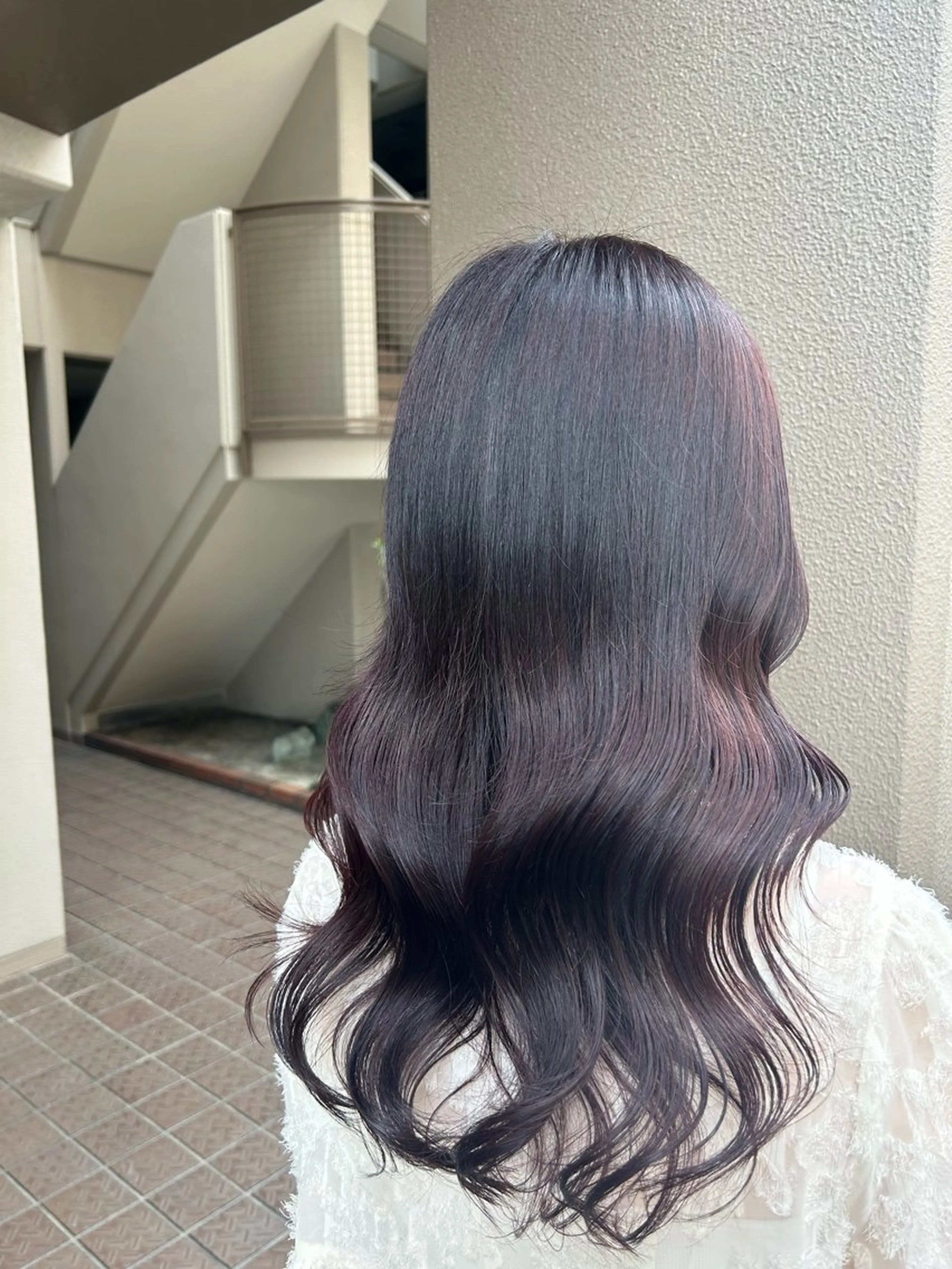 ロング ヘアカラー トリートメント 艶髪/韓国風🤍🖤 小林実央のヘアスタイル