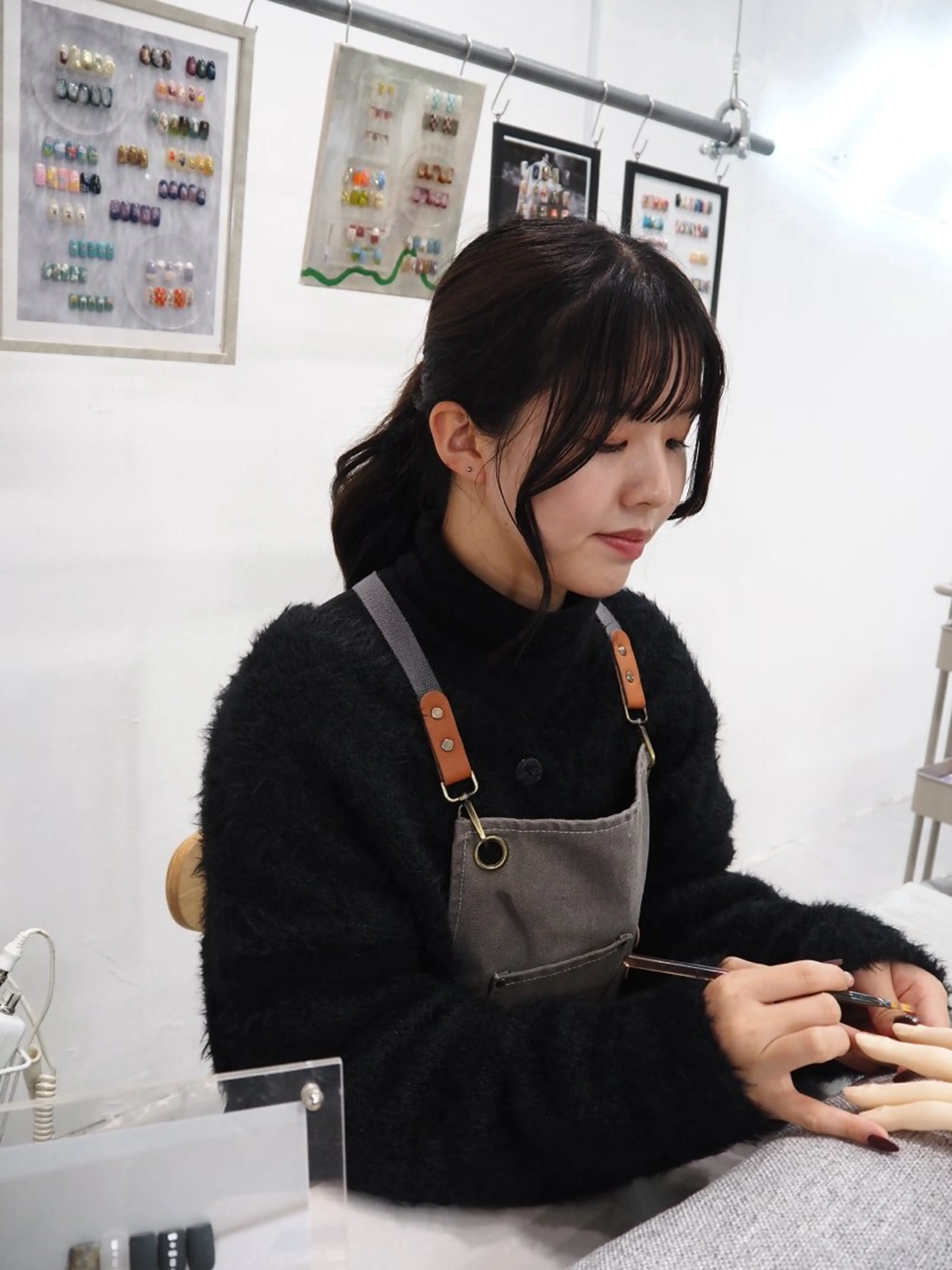ネイル 長さ出し ハンドネイル Momoka ネイリスト福岡/薬院のネイルデザイン