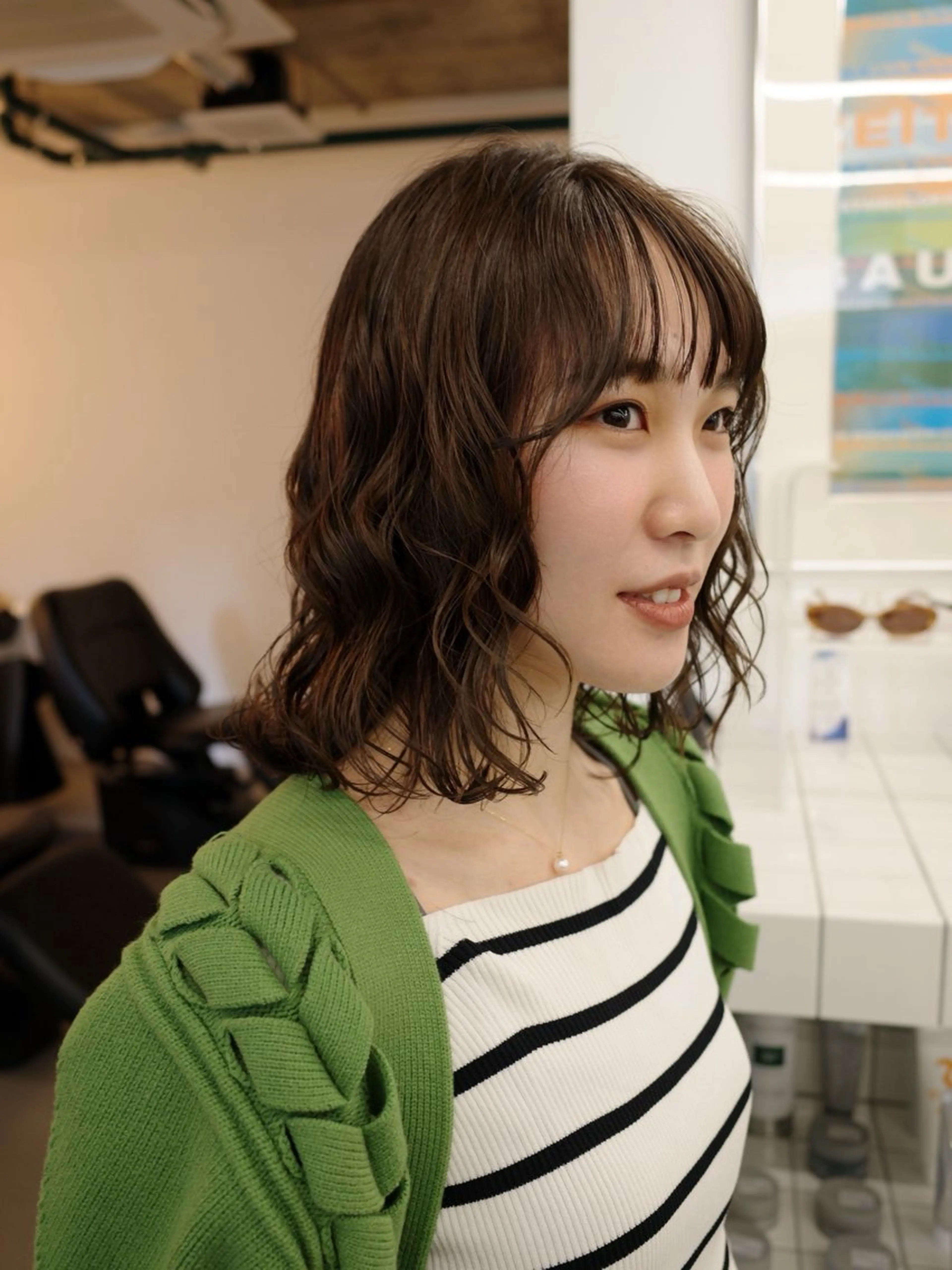 ミディアム カラー レイヤーカット カット ヘアカラー トリートメント tension 【テンション】のヘアスタイル
