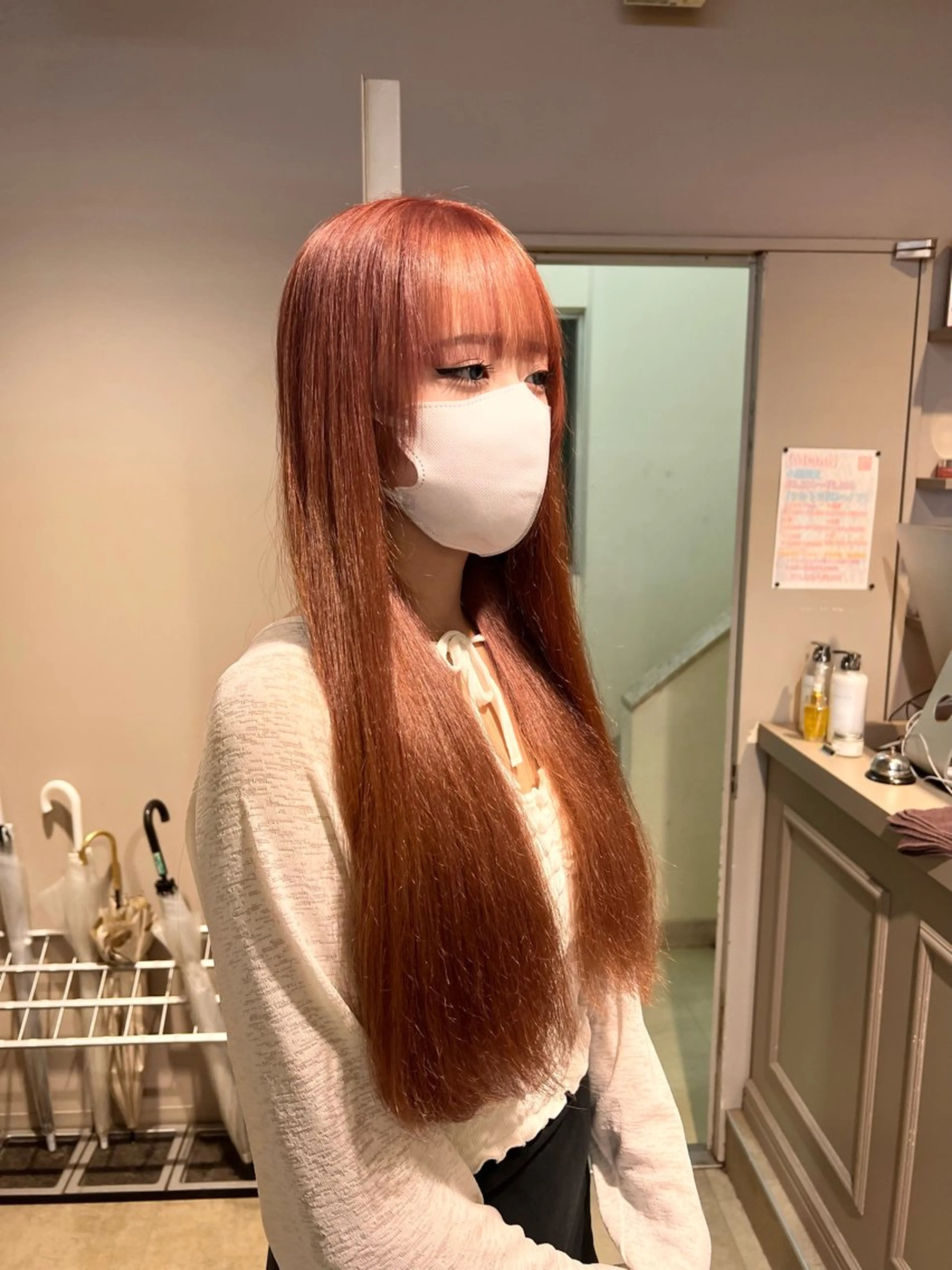 セミロング 💖札幌カラー 指名No.1💖玲奈のヘアスタイル