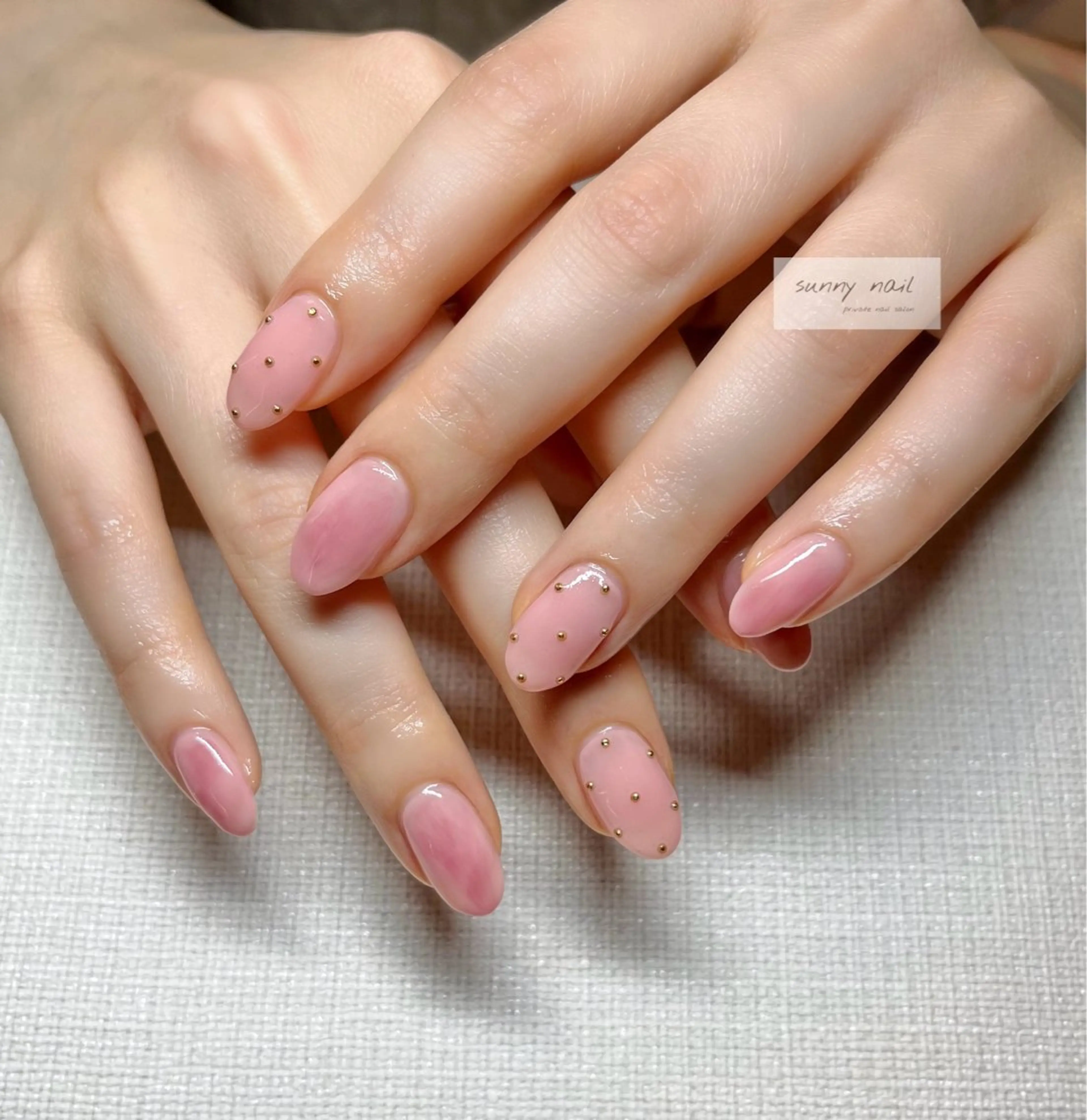 ネイル ピンク 春ネイル sunny nailのネイルデザイン