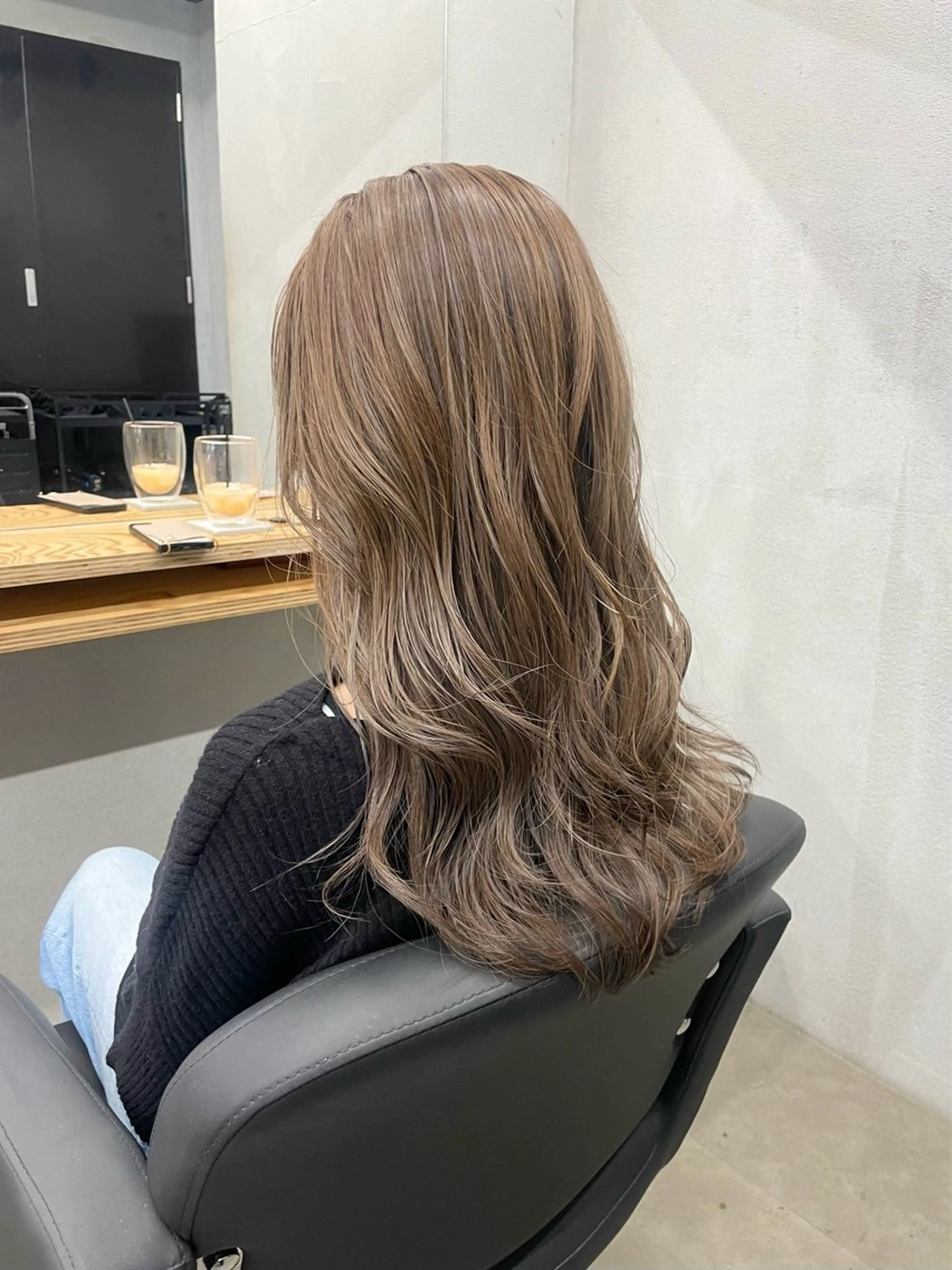 ロング ヘアカラー トリートメント ひより ／novusのヘアスタイル