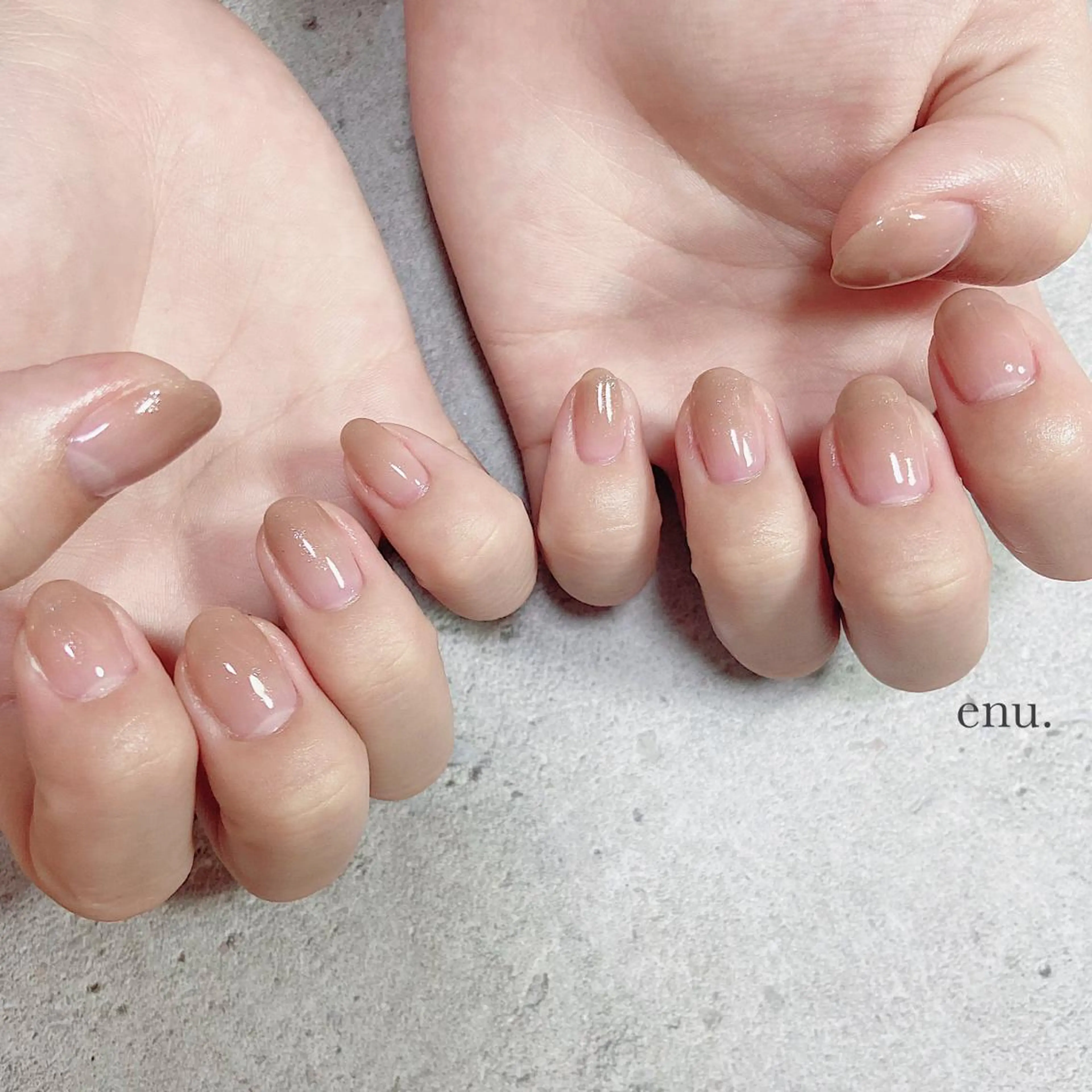 🤍リピーター様🤍【オフあり】フレンチ/グラデーション パラジェルベース使用☺︎の写真