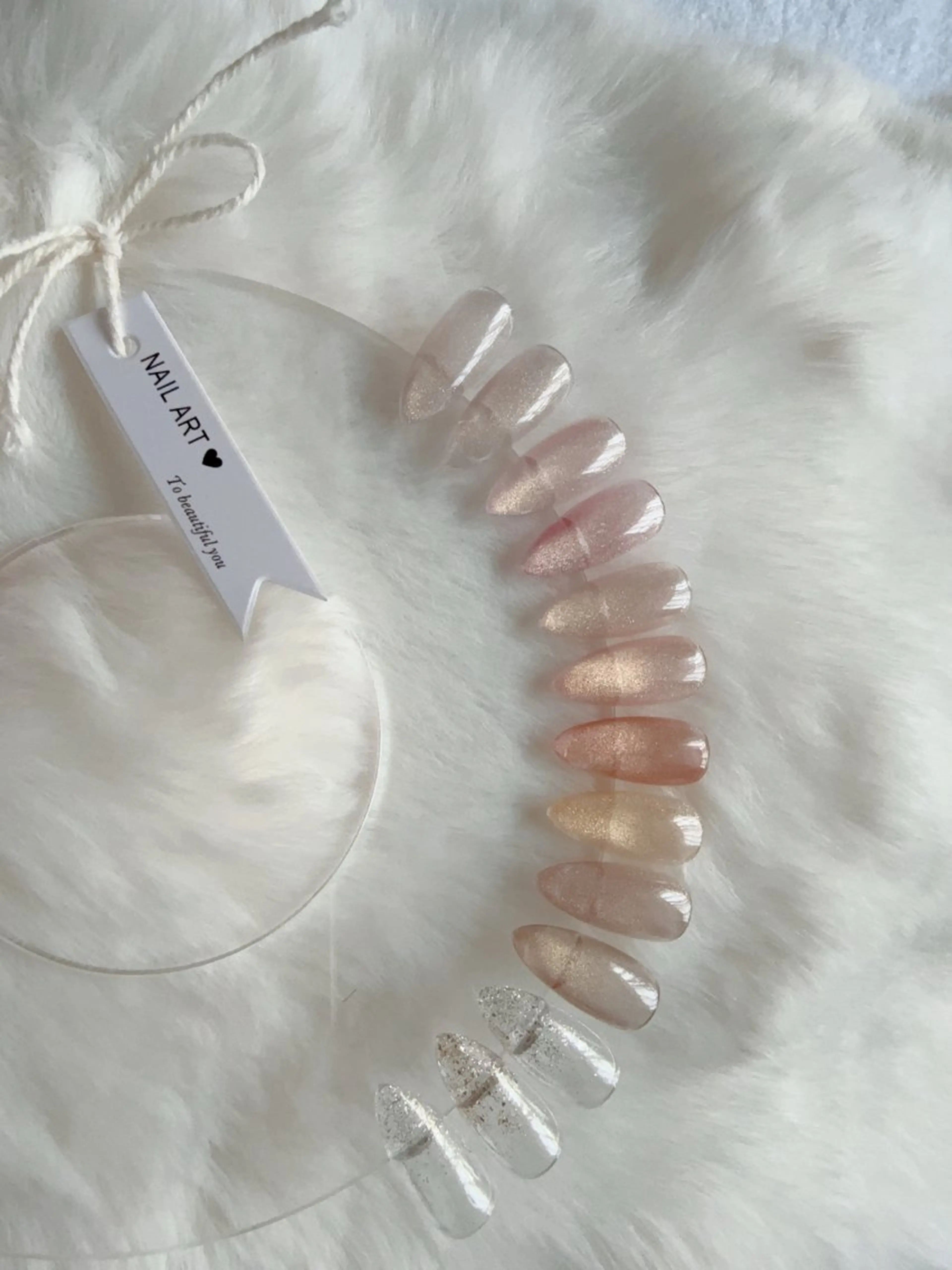 ネイル キラキラネイル ラメ(グリッター) マグネットネイル ピンク ハンドネイル Bloom所属・ネイル＆フェイシャル Bloomのエステ・リラクイメージ