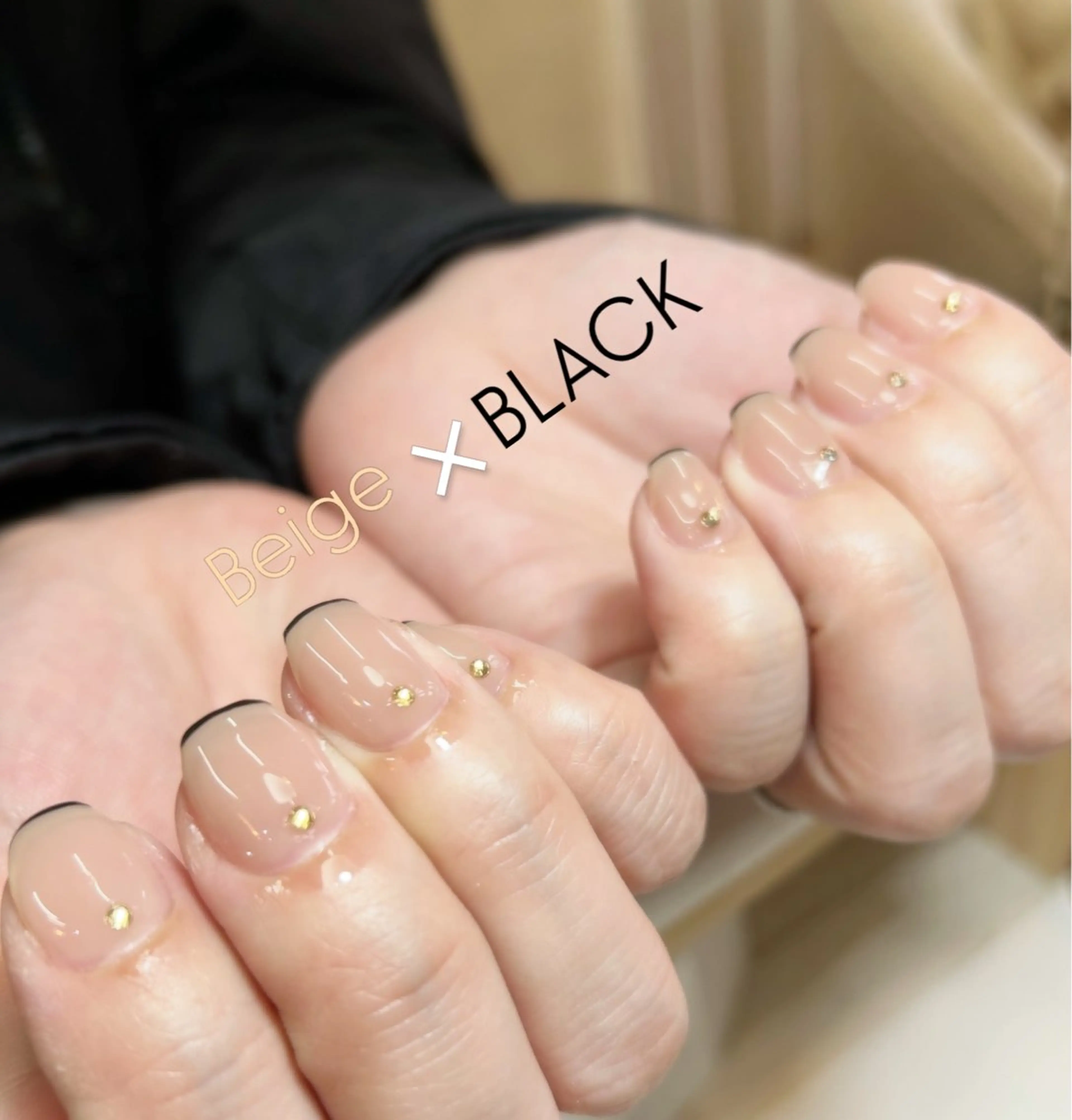 ミディアム ハンドネイル 大城 みきのネイルデザイン