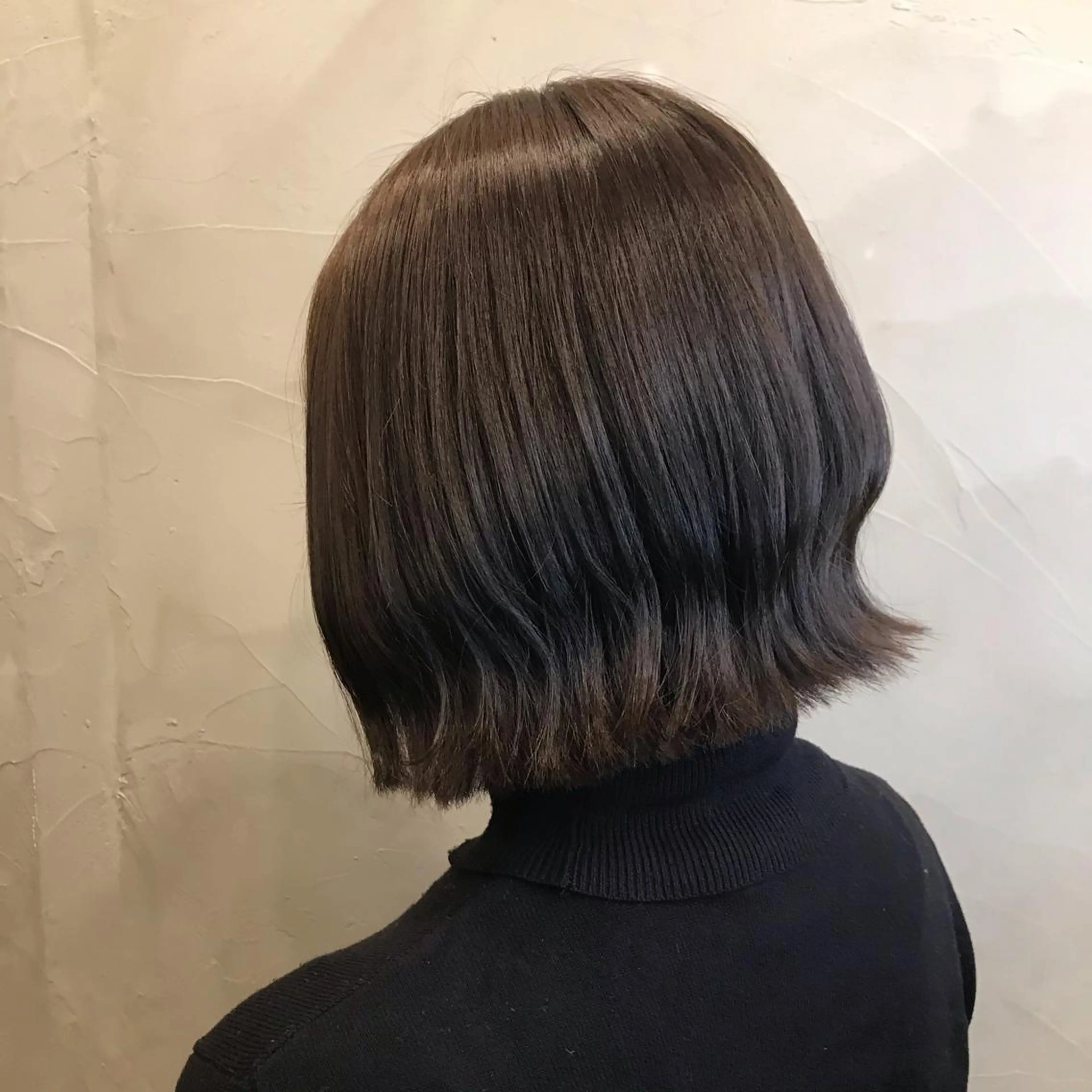 ミディアム 切りっぱなしボブ ボブ くびれヘア 韓国スタイル🌈木村 和祐🌈のヘアスタイル