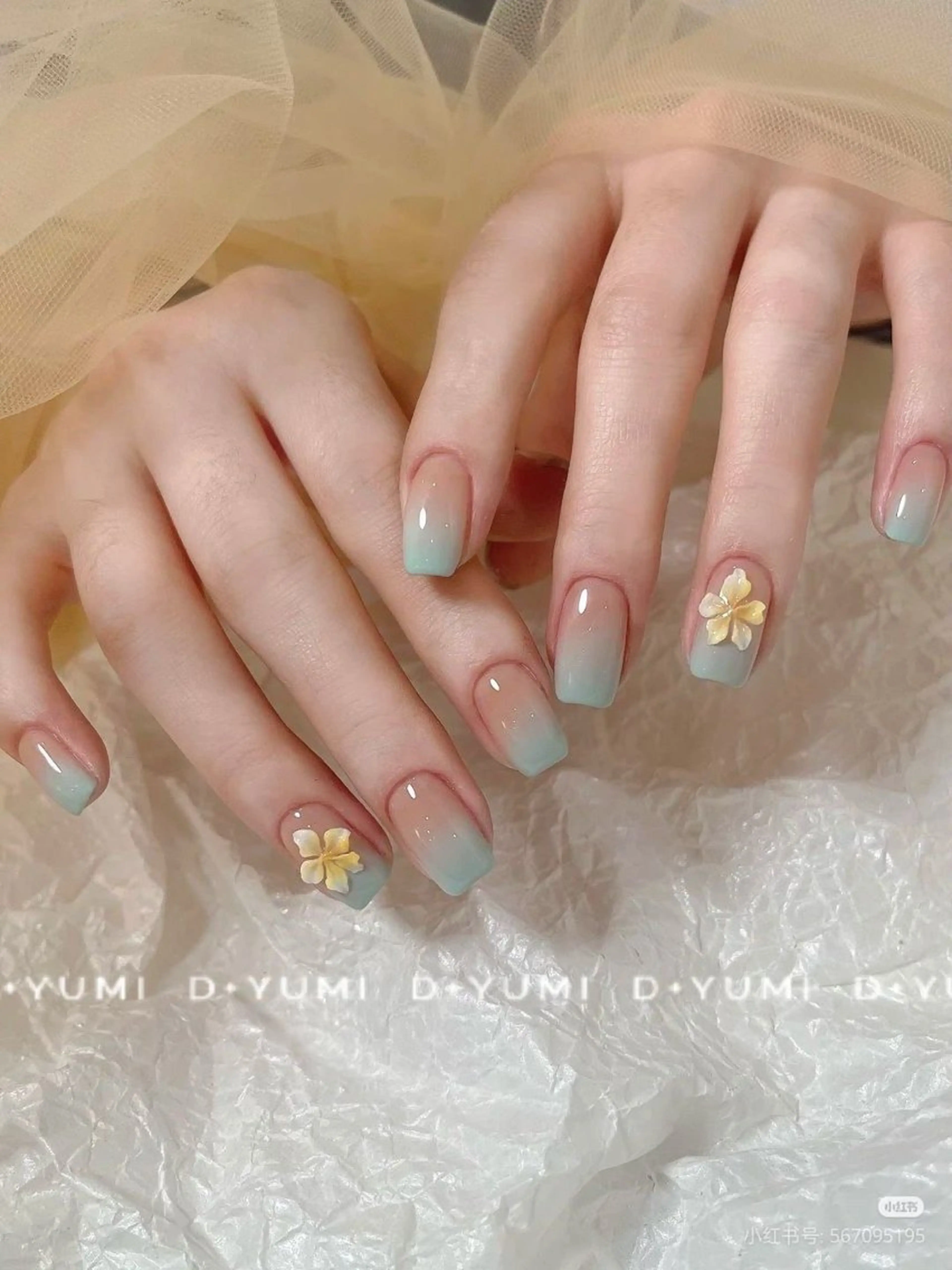 ネイル アートネイル 韓国ネイル マグネットネイル ワンホンネイル Hina KawaiiNailのネイルデザイン