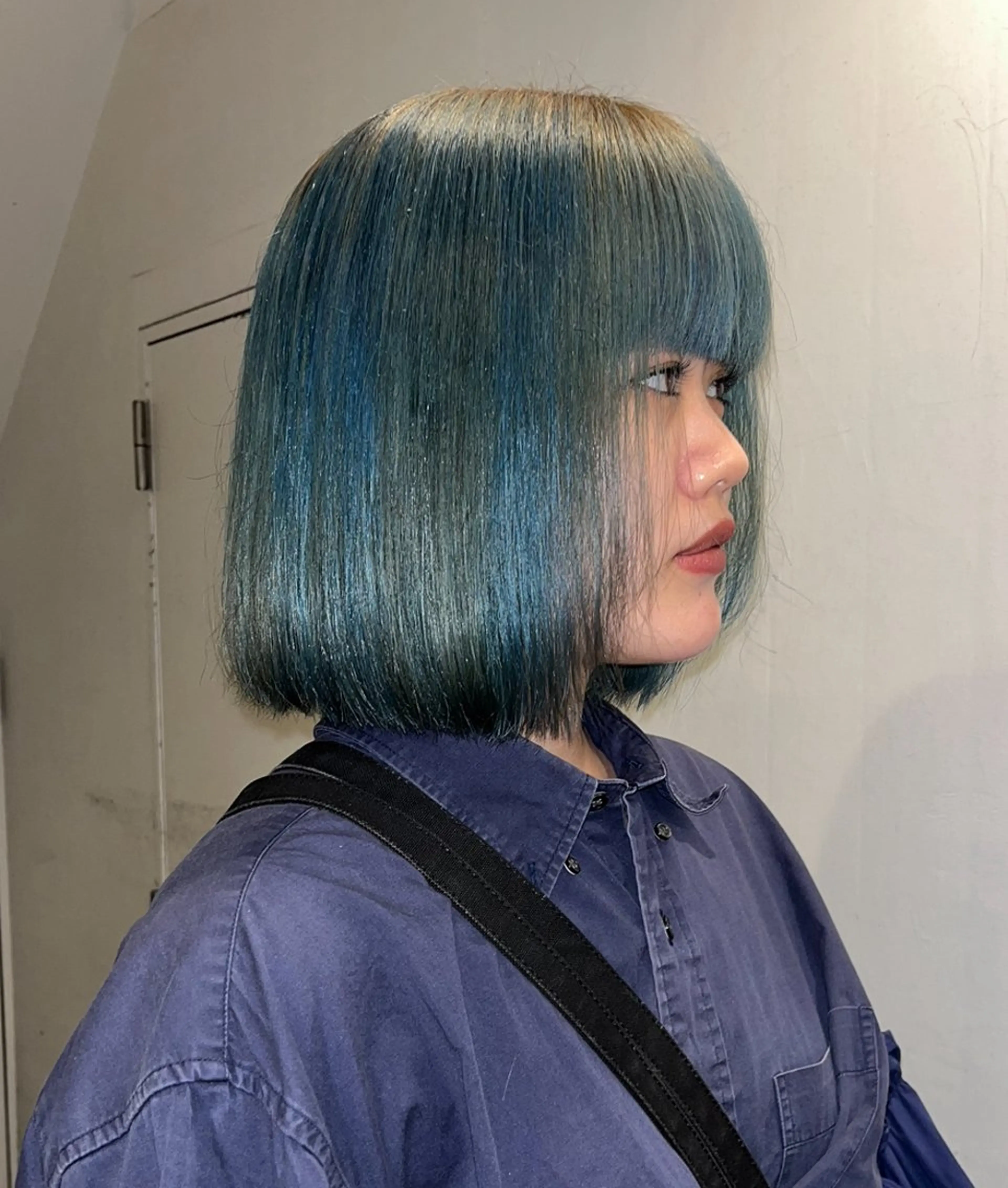 ショート カラー デザインカラー カット ヘアカラー トリートメント 心斎橋/レイヤー/ ブリーチ/モエのヘアスタイル