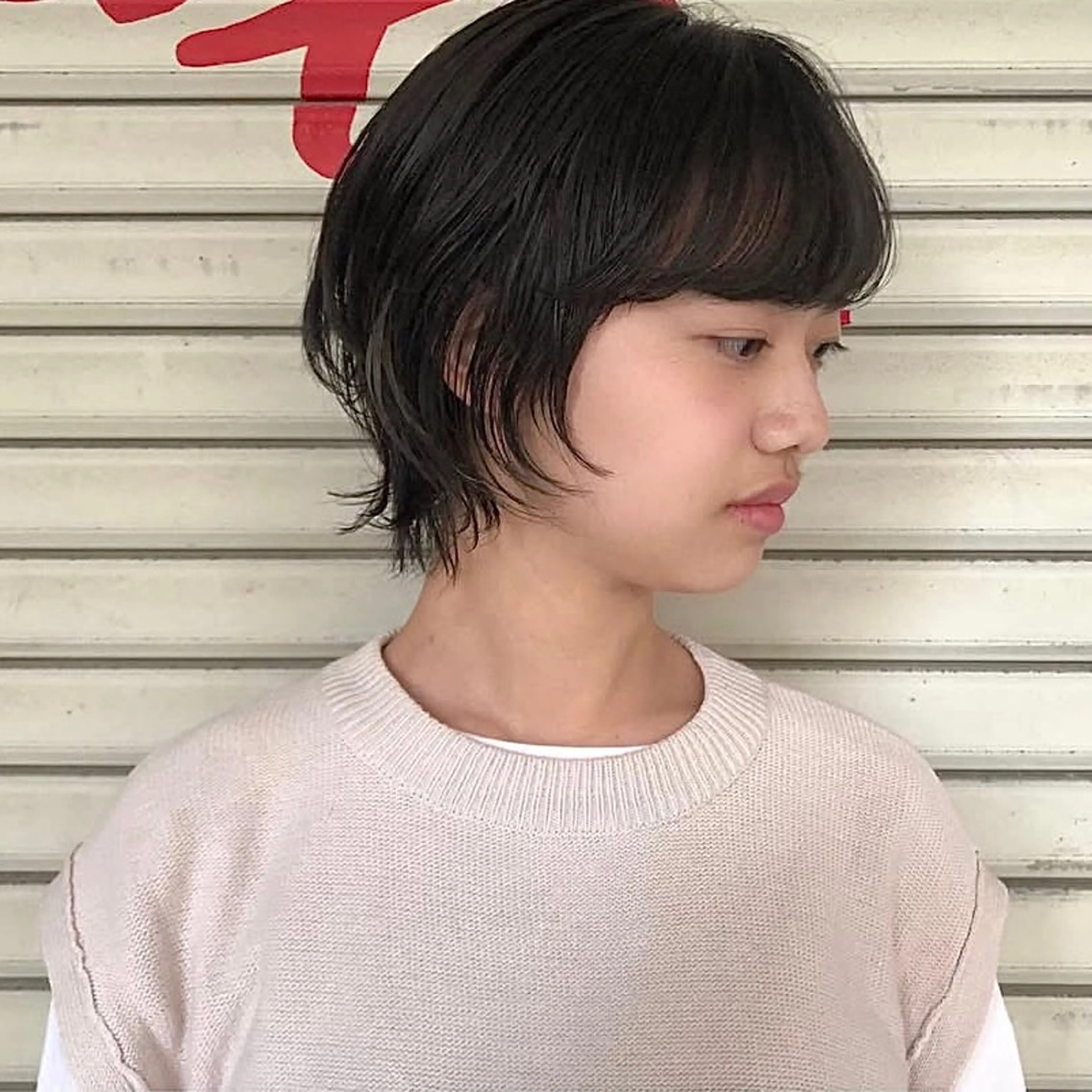 ショート くせ毛 ショートヘア ウルフカット Sourire西大分 ☘️いけだ　あおいのヘアスタイル