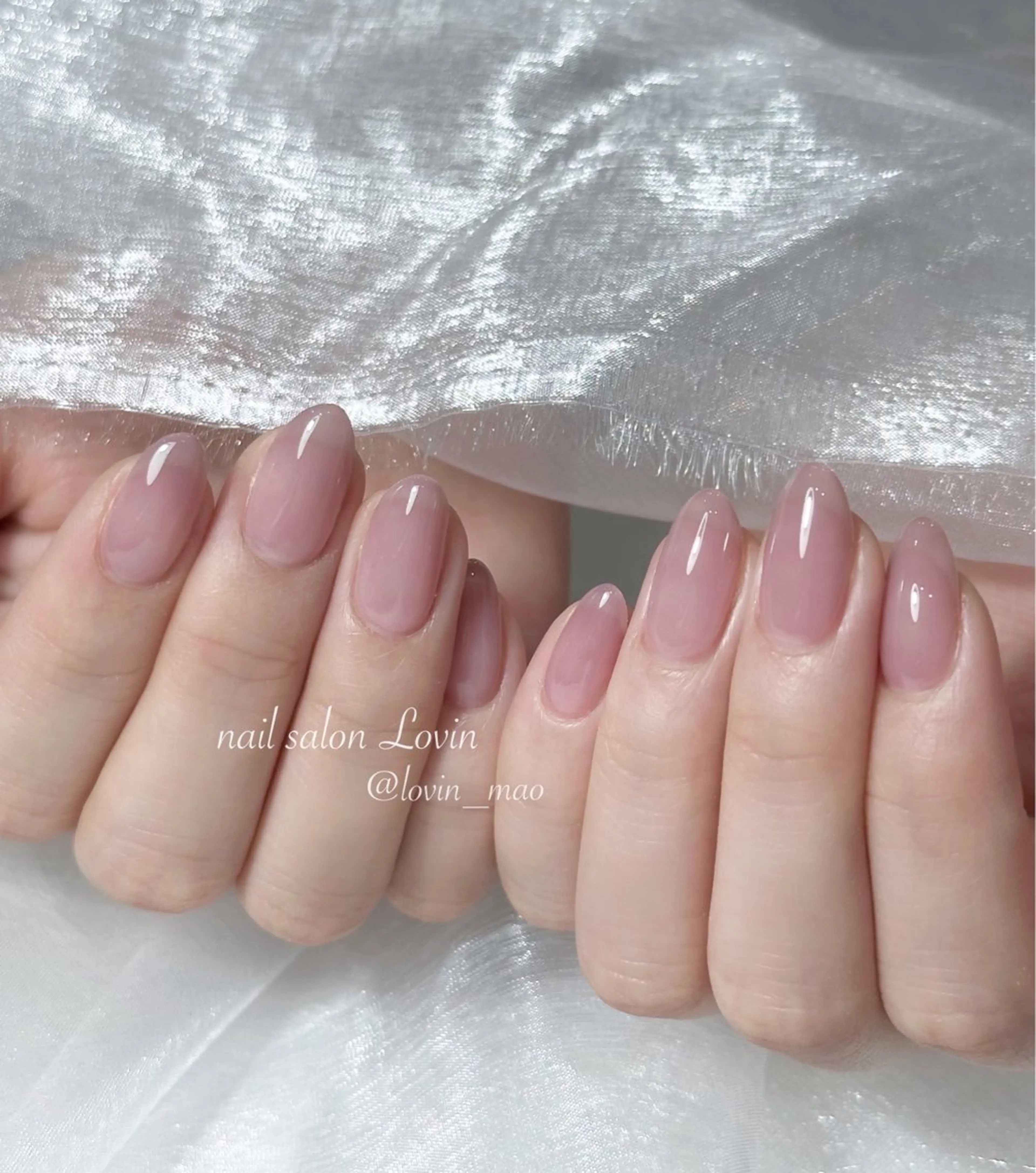 ネイル ワンカラーネイル ハンドネイル Lovin Maoのネイルデザイン