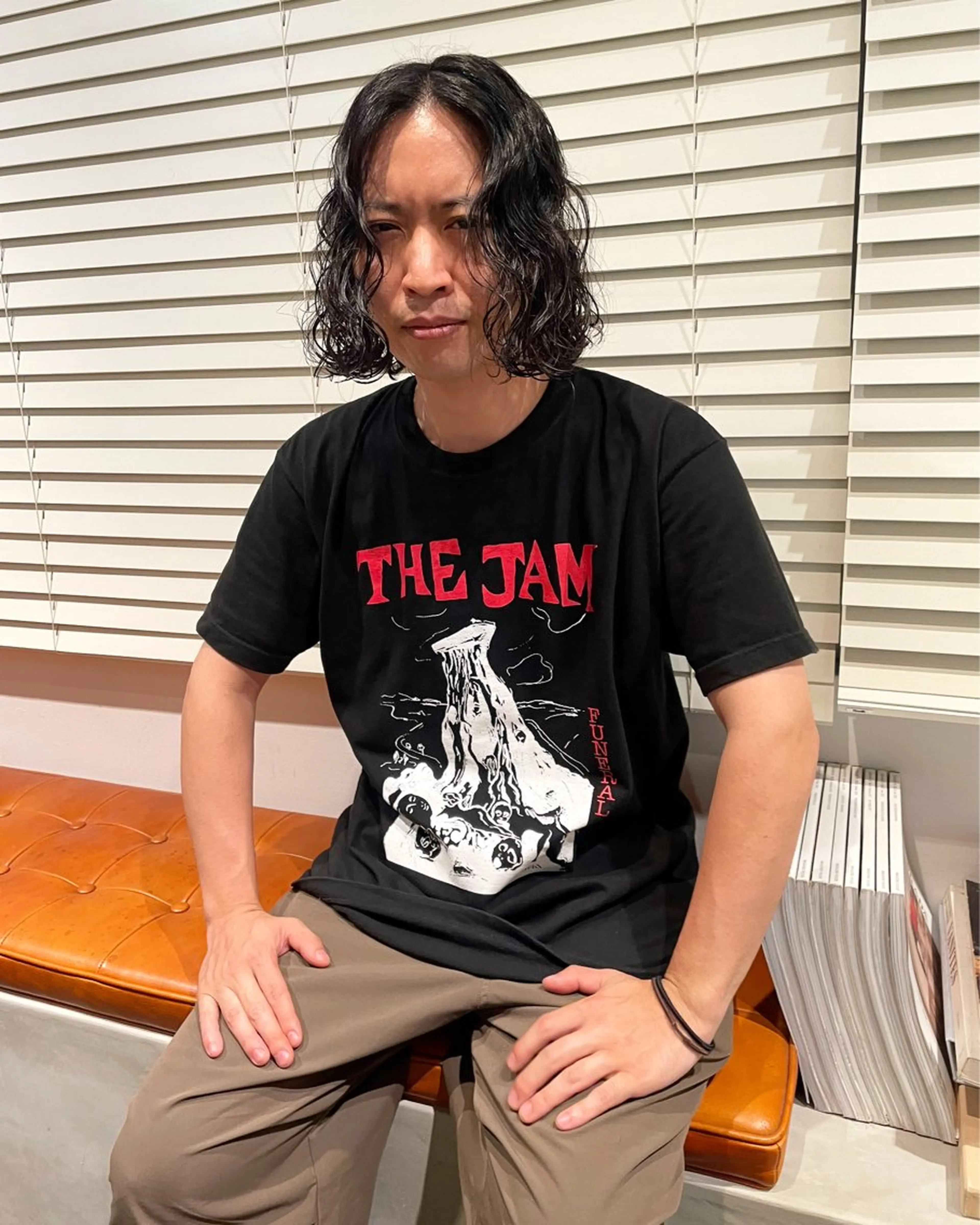 ミディアム パーマ メンズ カット パーマ トリートメント 優作 〜圧倒的信頼〜のヘアスタイル