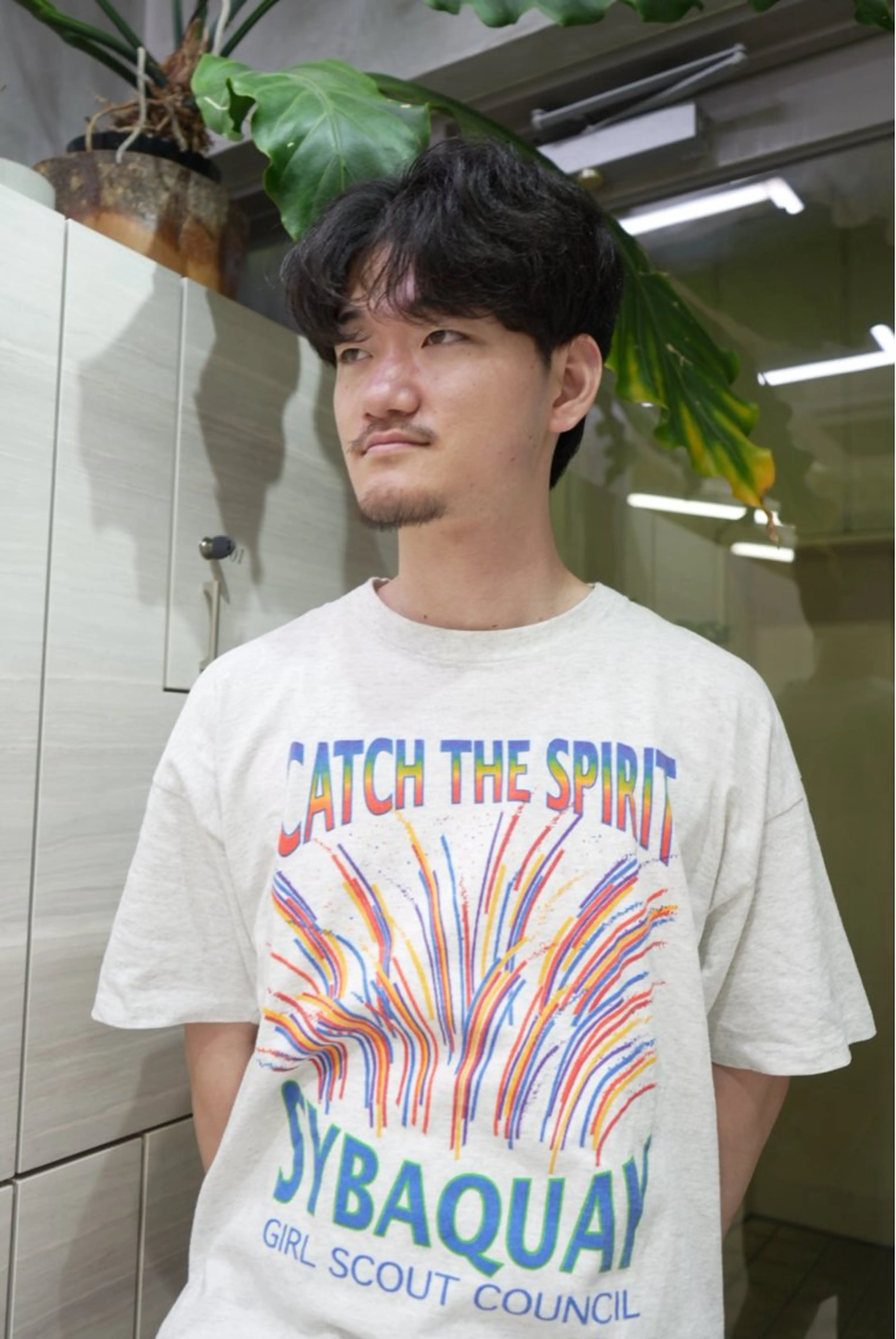 パーマ メンズ センターパート the path Seiyaのヘアスタイル