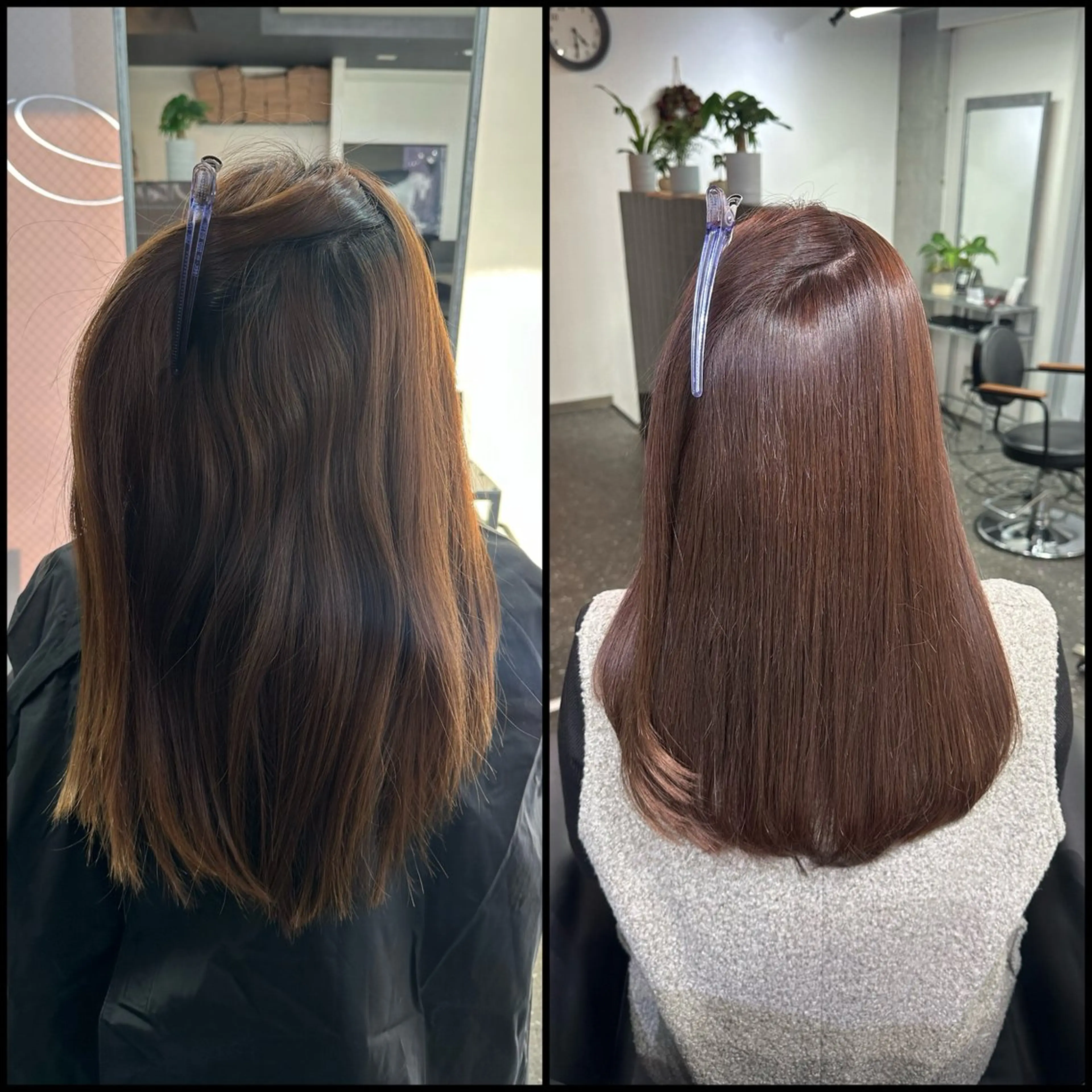 ロング カラー パーマ カット ヘアカラー 縮毛矯正 トリートメント 髪質改善⭐️縮毛矯正 中野⭐️Rinaのヘアスタイル