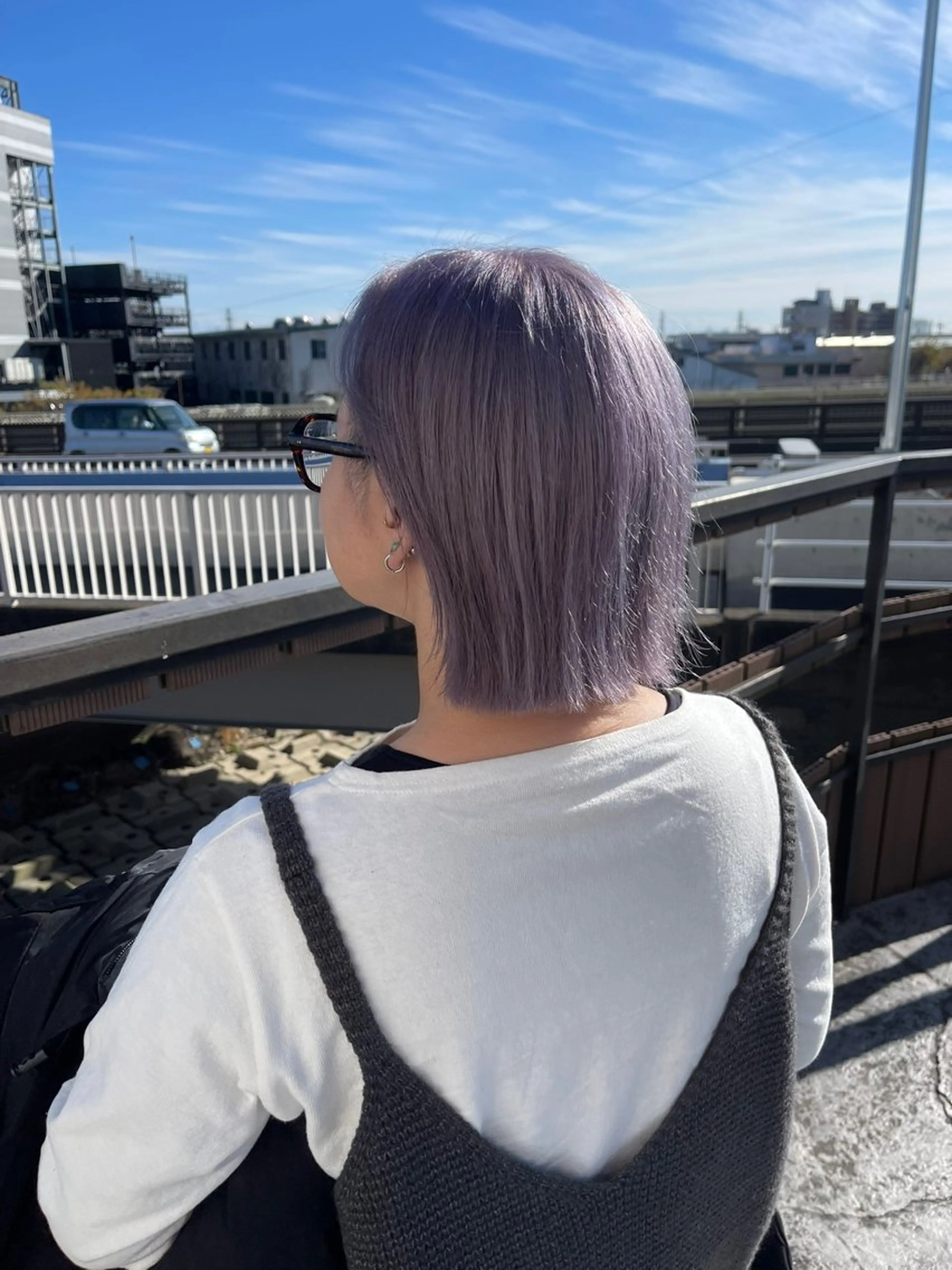 ミディアム カラー ヘアカラー Felice Erikaのヘアスタイル