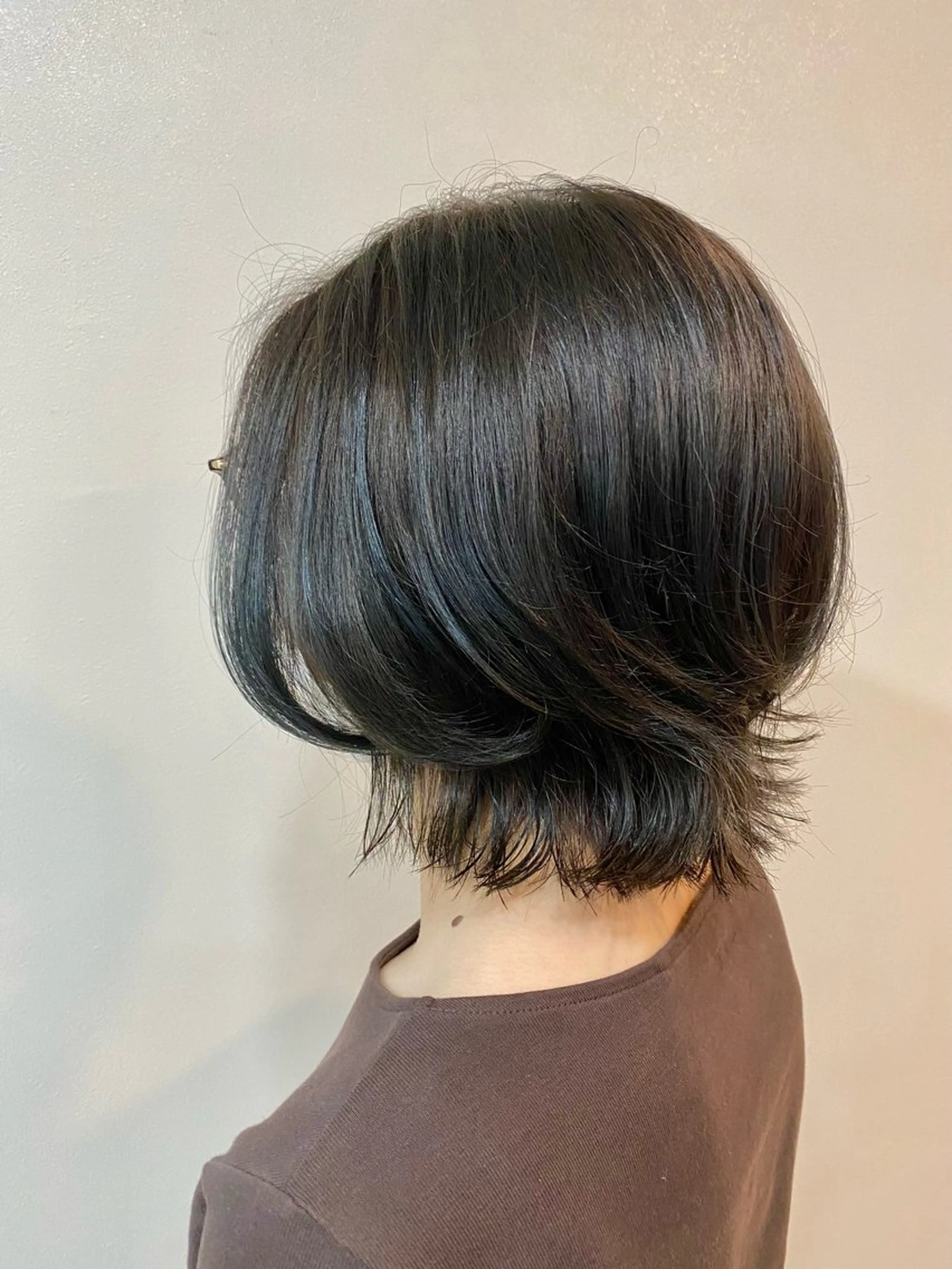 ショート カラー アッシュ ブリーチ ブルーカラー ブルーアッシュ 木下 みさきのヘアスタイル