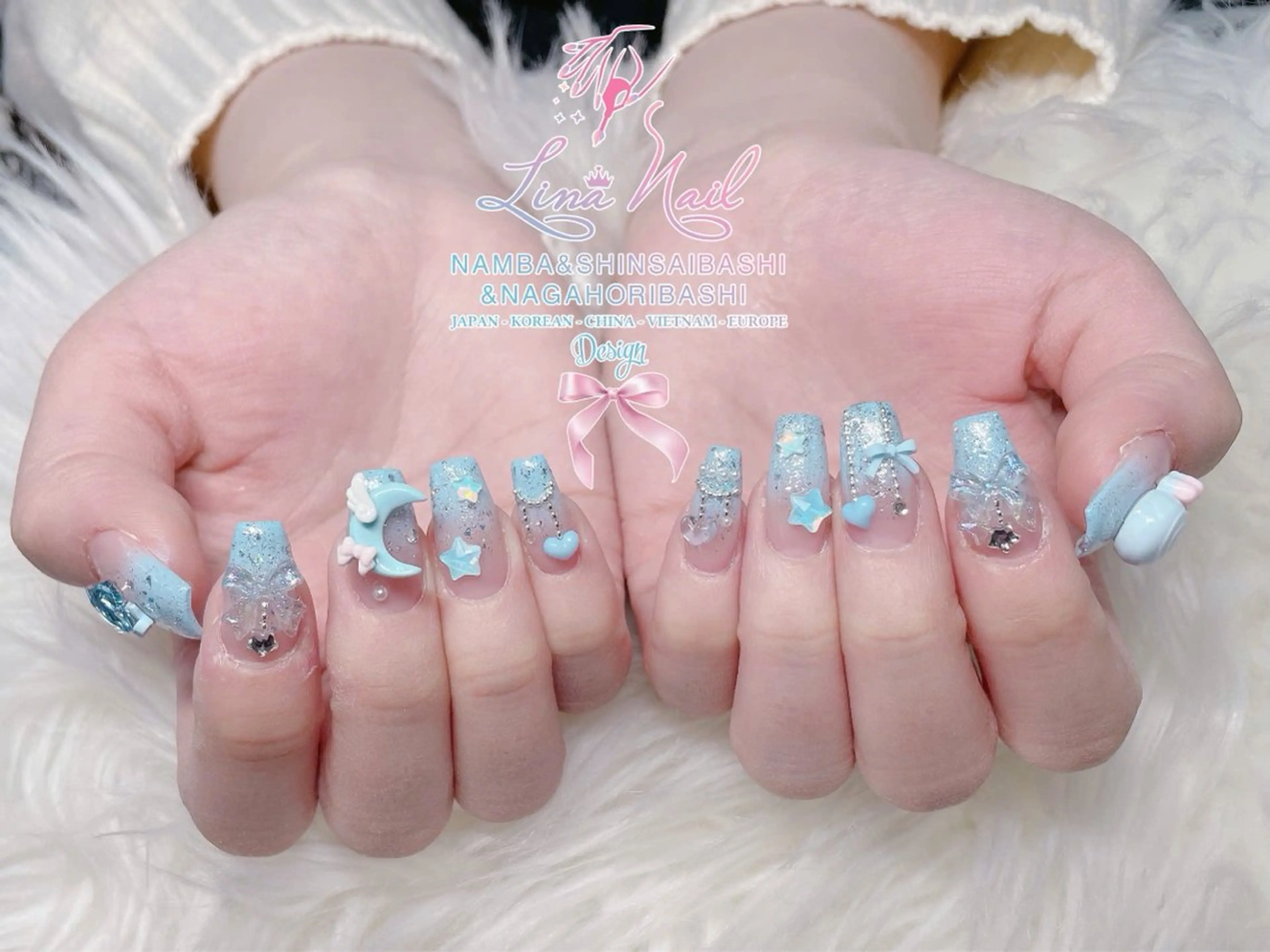 ネイル チークネイル 桜ネイル フラッシュネイル フットネイル ジェルネイル リナネイル 長堀橋店／東心斎橋店のネイルデザイン