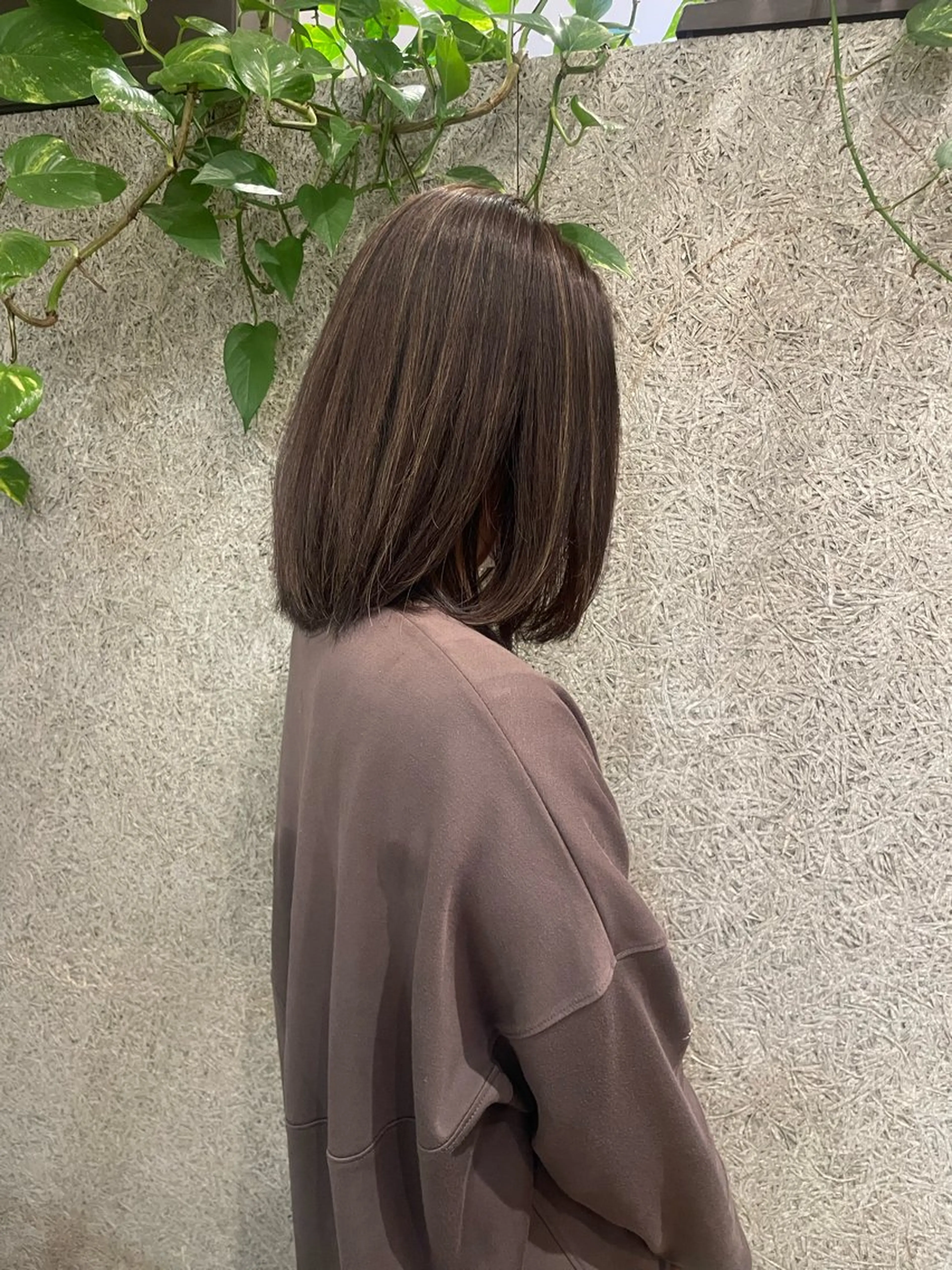 ミディアム カラー ハイライトカラー ハイライト ヘアカラー 髪質改善/Bloss om🌷高橋沙衣のヘアスタイル