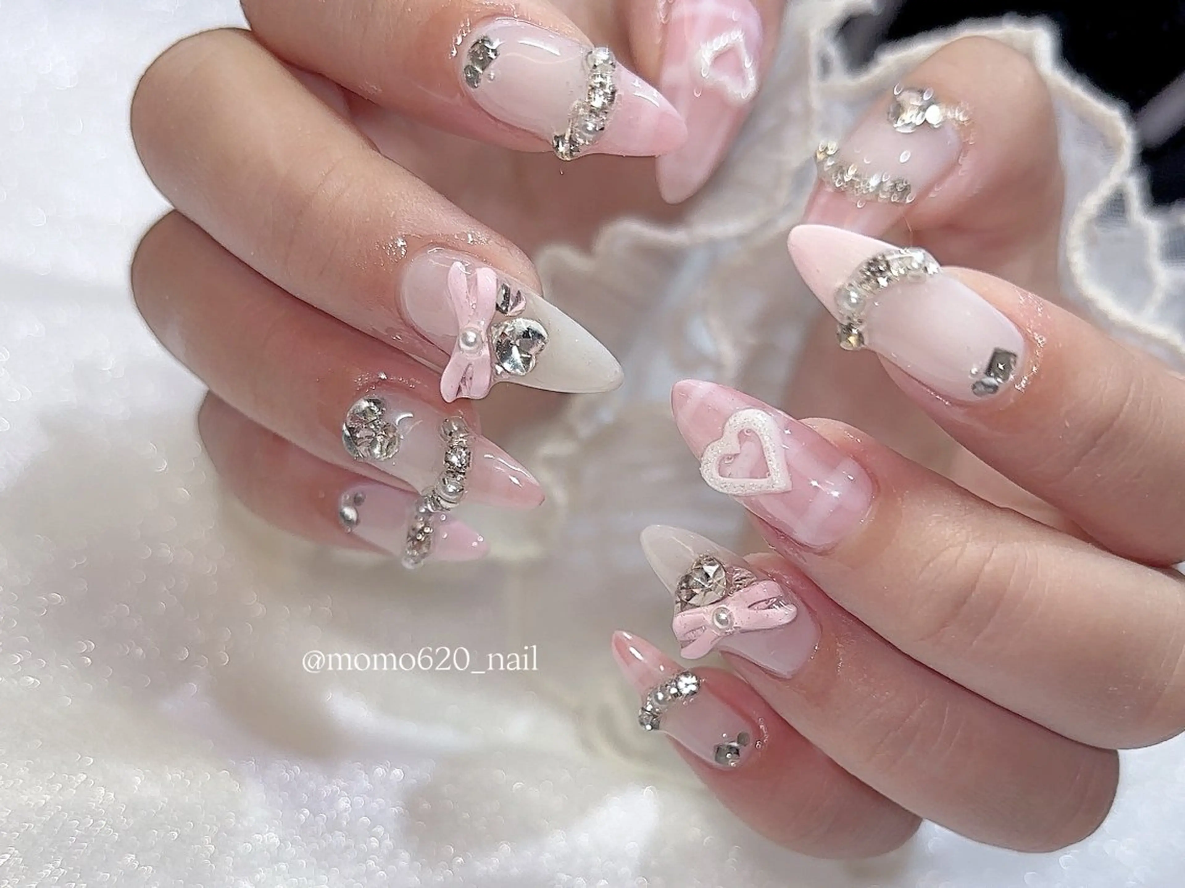 ネイル ハンドネイル Nail salon Hemiy所属・momoka🤍 四ツ橋のネイルデザイン