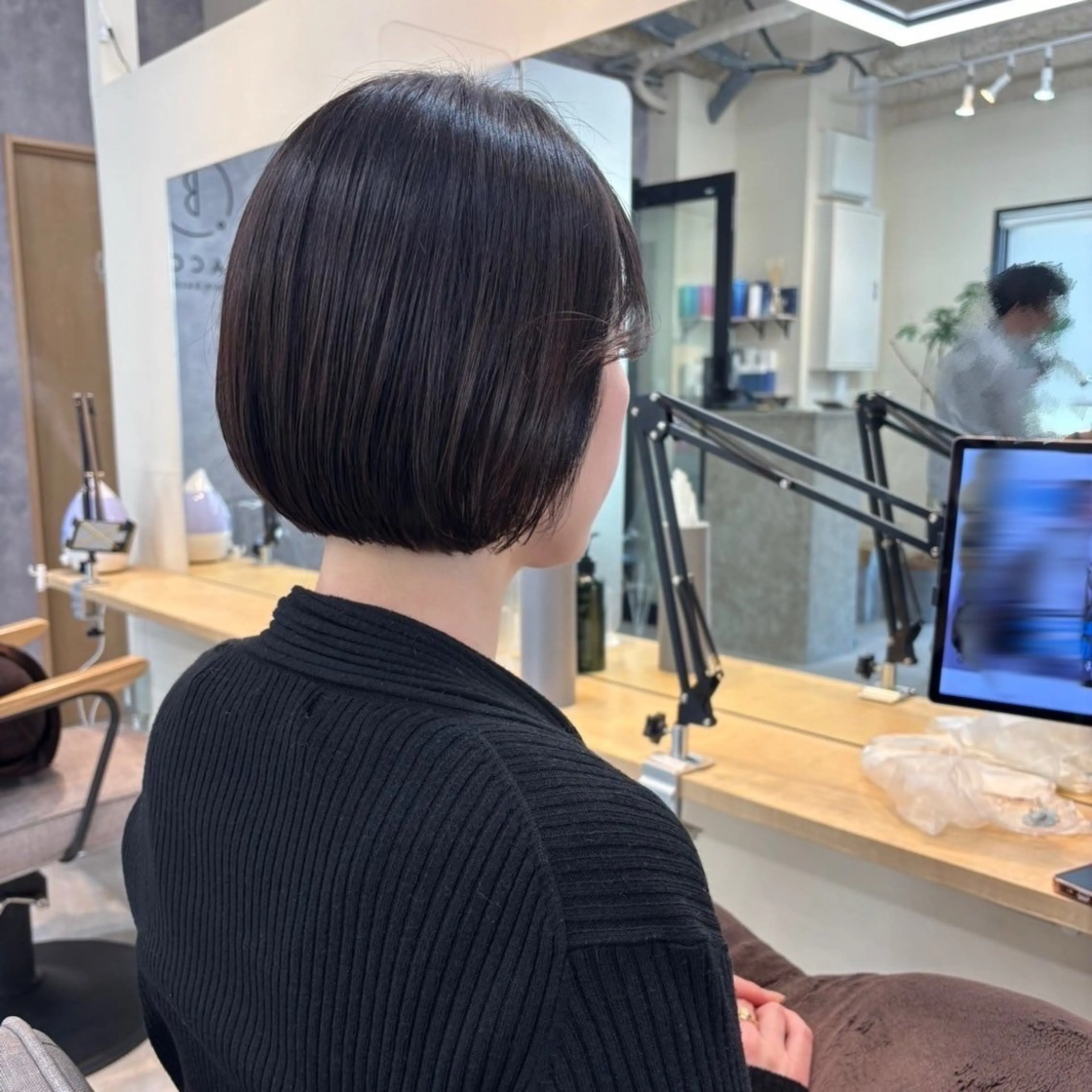 ミディアム 桜木町2分/くびれ /ボブ/ナチュラルのヘアスタイル