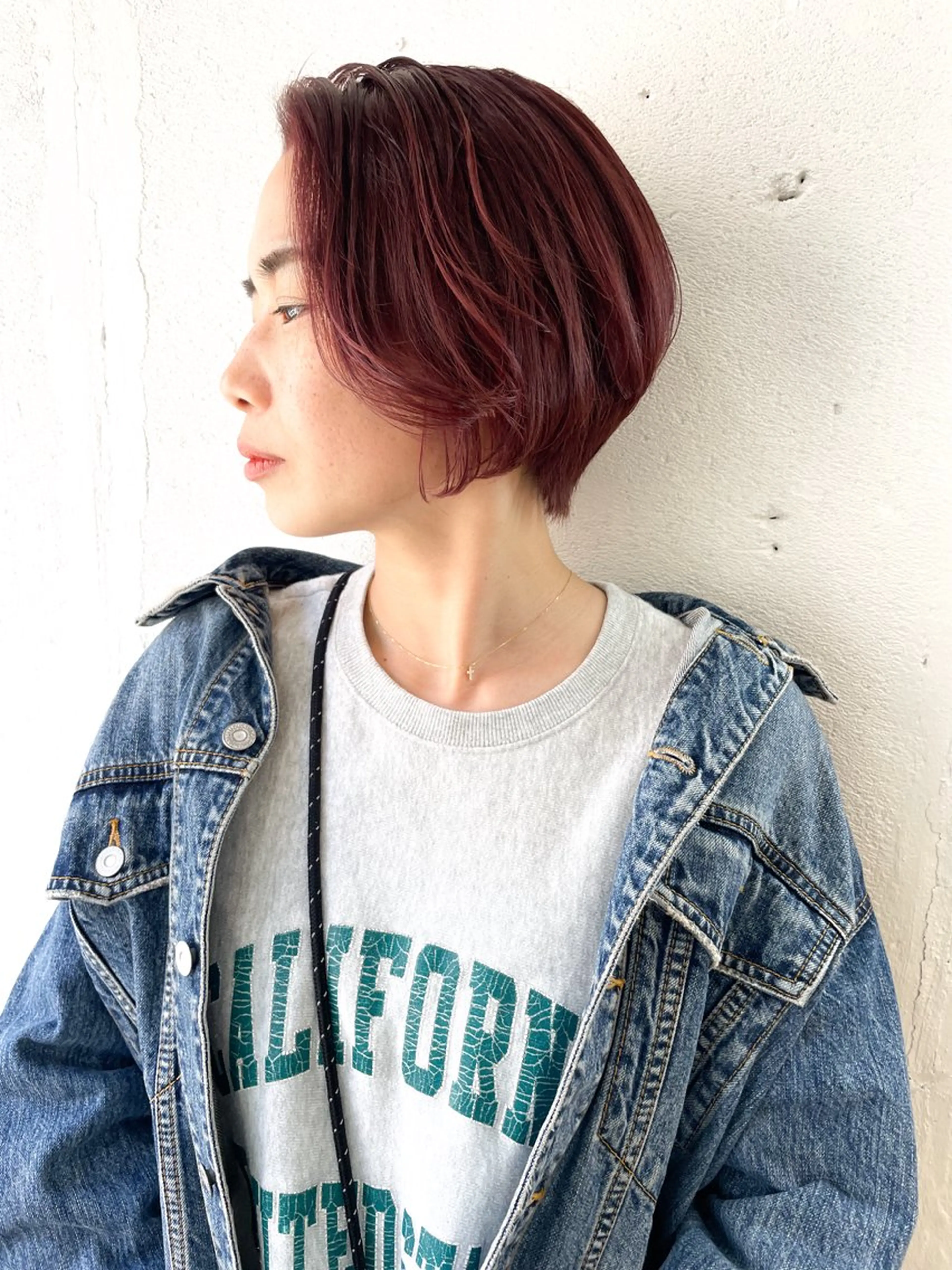 ショート ヘアカラー トリートメント ショート✨ボブ✨代表 新田見美仁のヘアスタイル