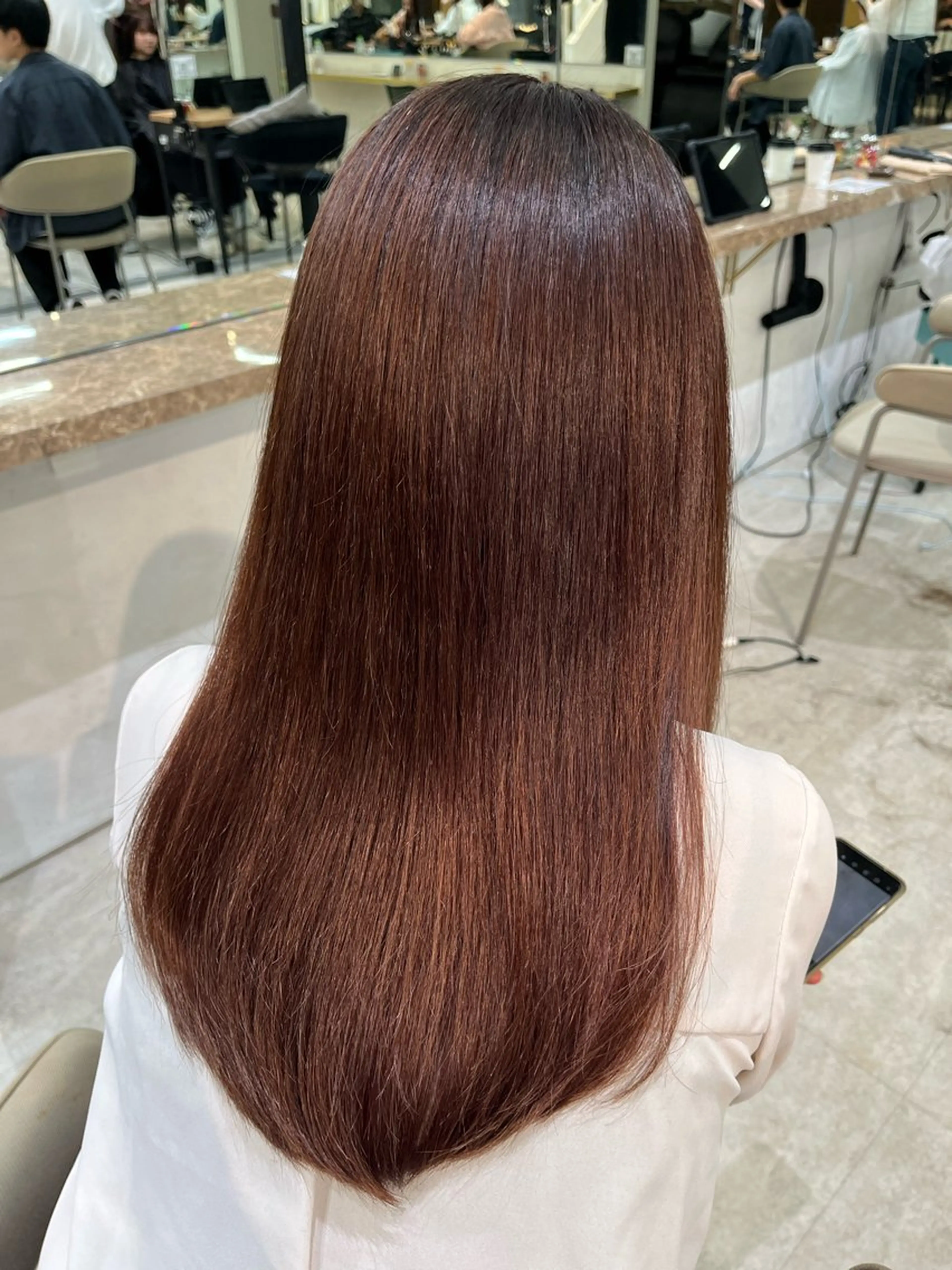 セミロング カラー VIEW TOKYO所属・似合わせ×透明感カラ ーなら🎀マリアのヘアスタイル